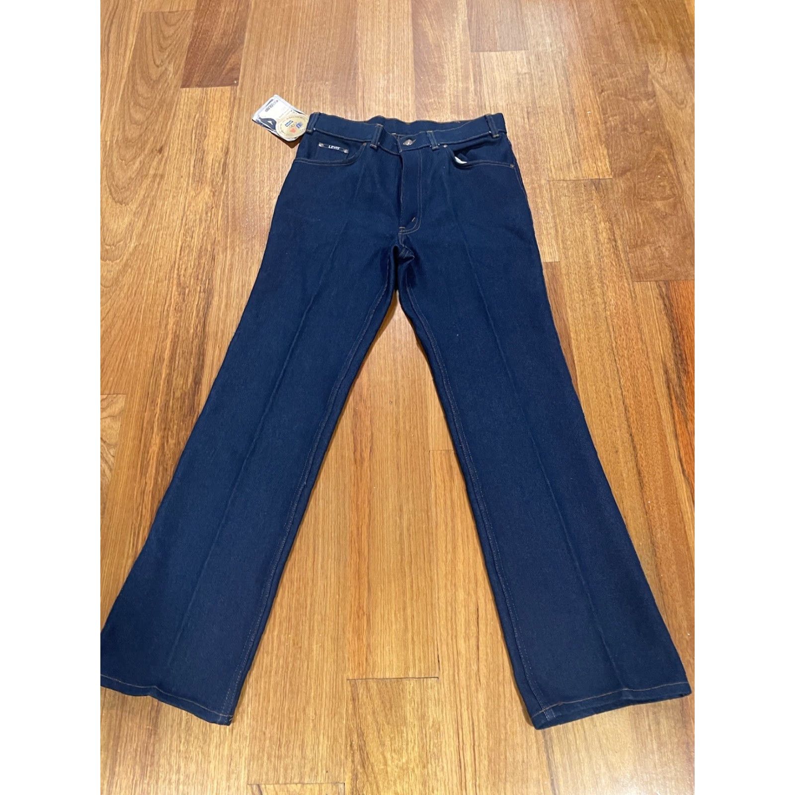 Levi's VINTAGE Levi's Jeans Mens 34x32 Flared Orange Tab Deadstock 1981 Jeans Mens Regular 34x32 Orange Flared 80s American Mens Size US 34 / EU 50 - 4 Thumbnail