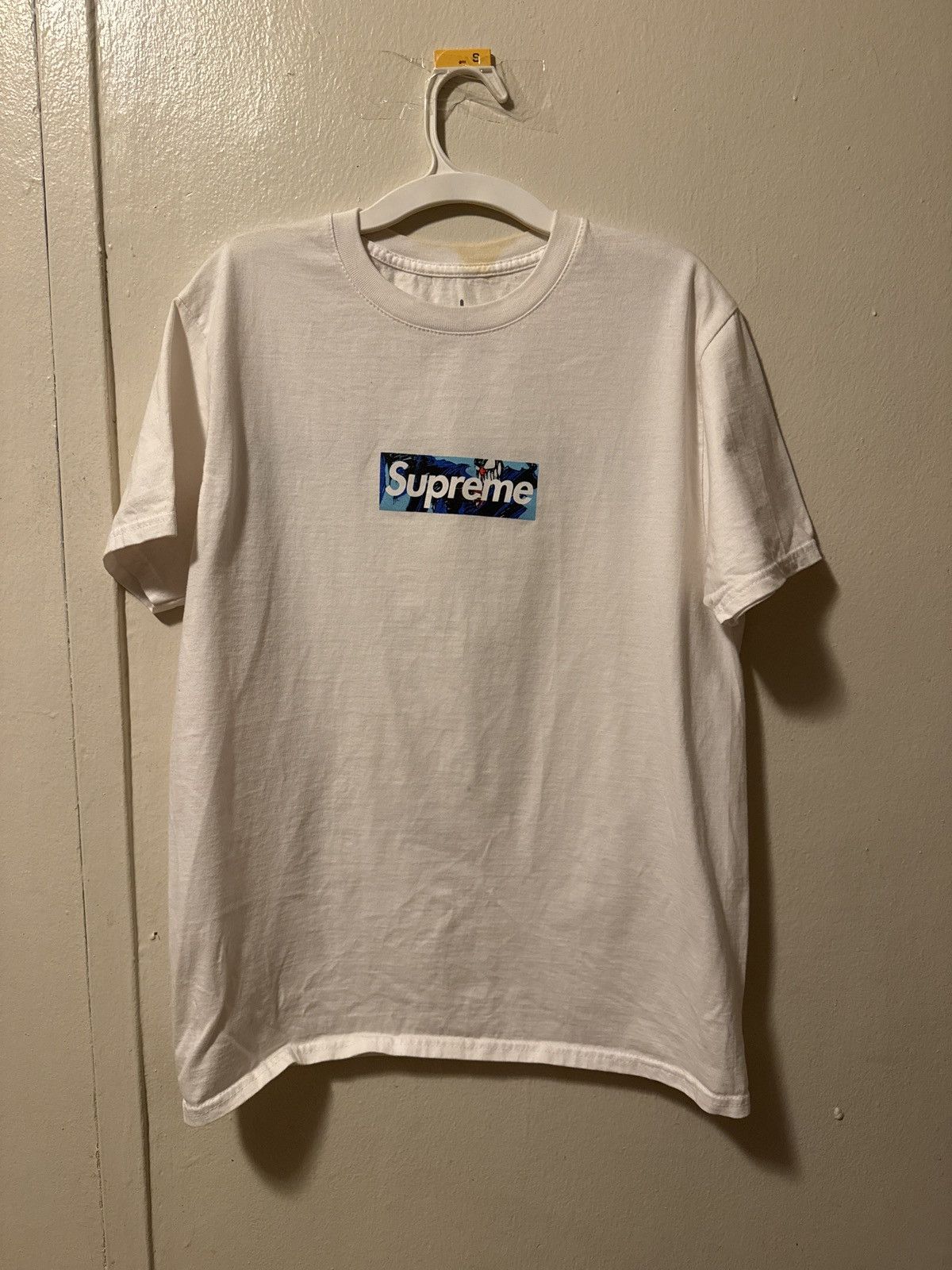 Other Slawn “Batpreme” Box Logo Tee in white Size US S / EU 44-46 / 1 - 1 Thumbnail