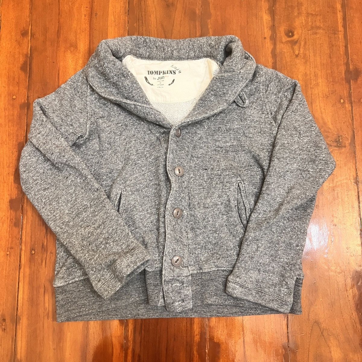 Japanese Brand Jun Red Tompkins Crop Cardigan Size S / US 4 / IT 40 - 1 Thumbnail