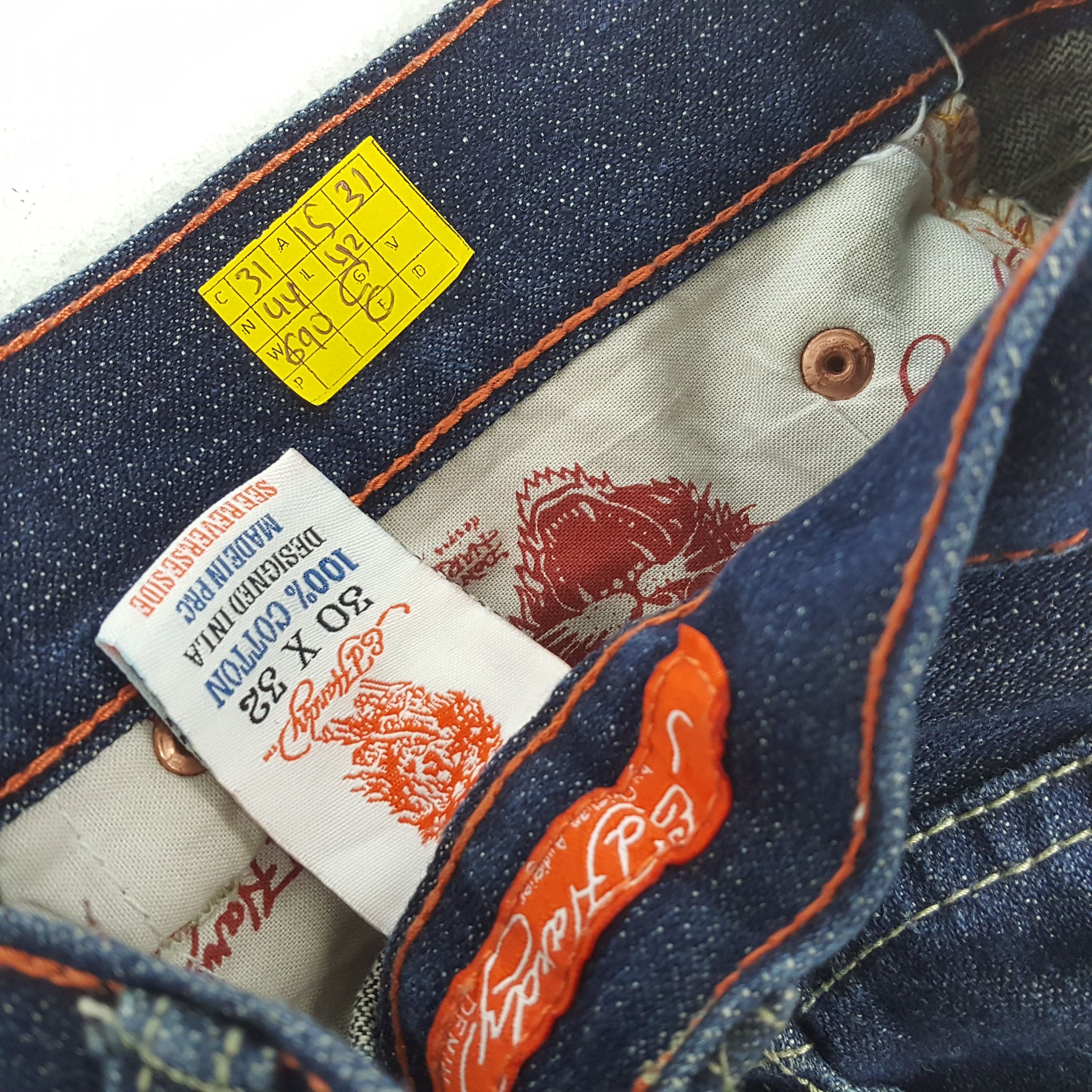 Christian Audigier × Ed Hardy Vintage ED HARDY Streewear Skateboard Style Jeans Size US 30 / EU 46 - 13 Thumbnail