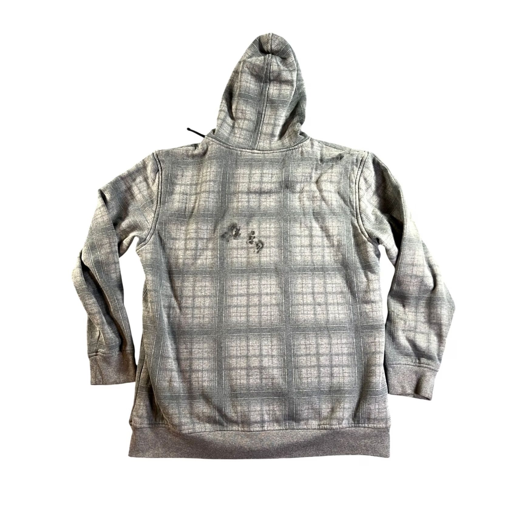 Zoo York Zoo York Hoodie Mens 2XL Gray Plaid Sherpa Lined Full Zip Logo Embroidered Streetwear Skater Size US XXL / EU 58 / 5 - 3 Thumbnail