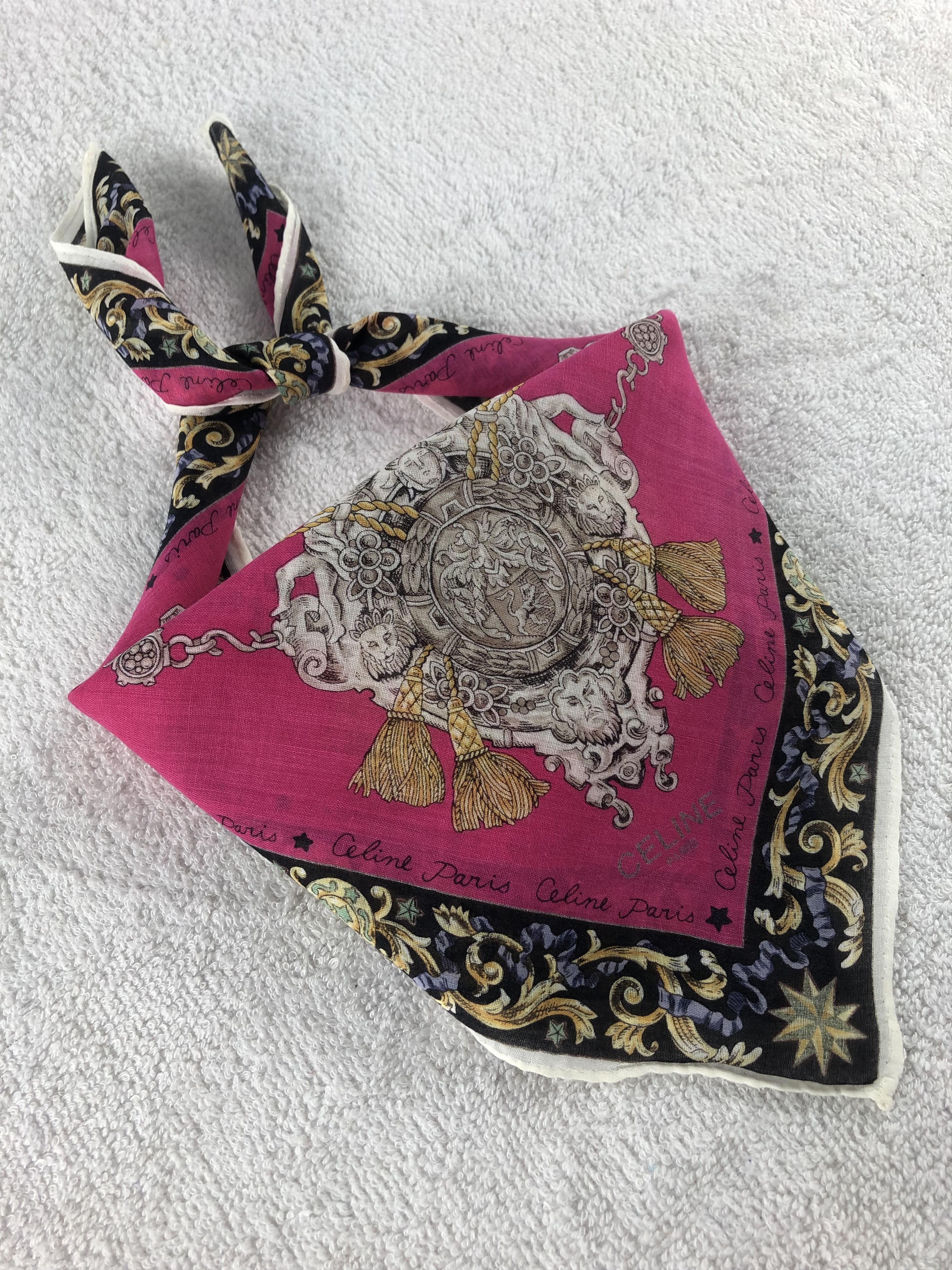 Celine Celine Handkerchief / Bandana / Neckerchief Size ONE SIZE - 2 Thumbnail