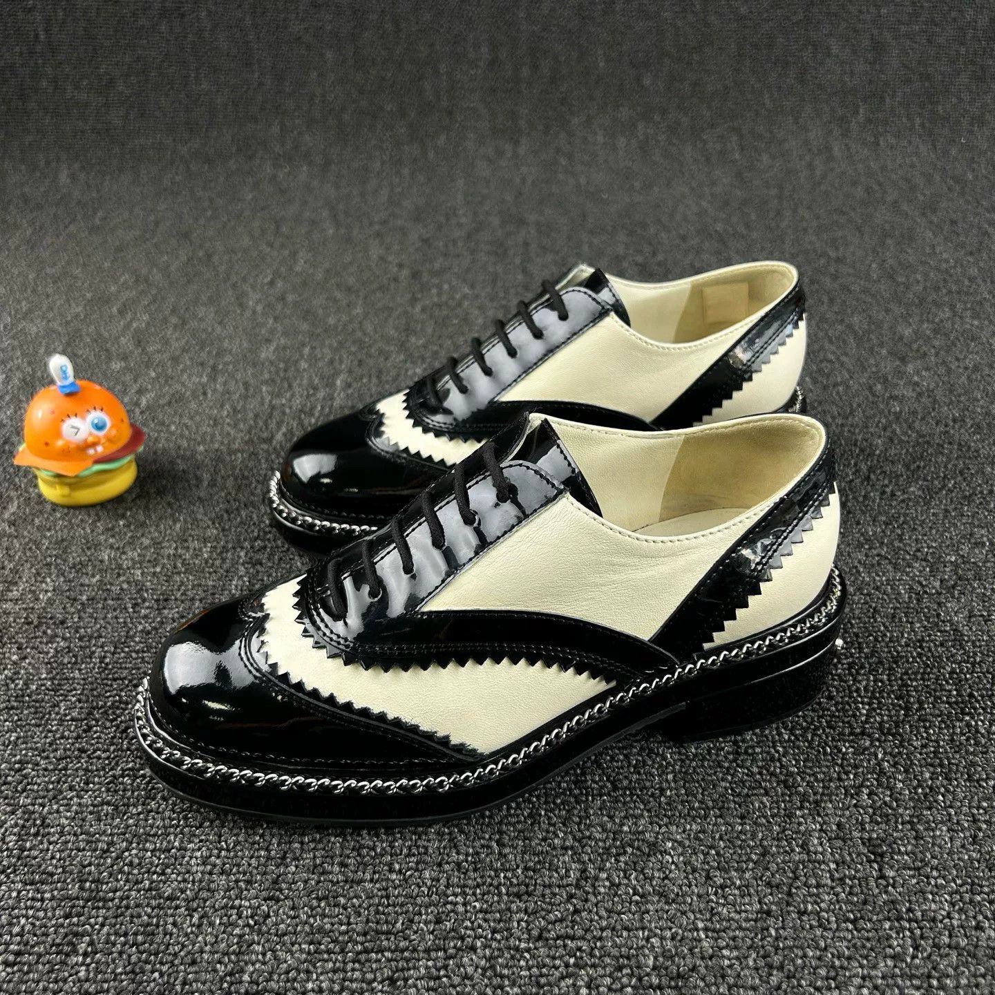Chanel Chanel Patent Leather Loafers Size US 5 / IT 35 - 1 Thumbnail