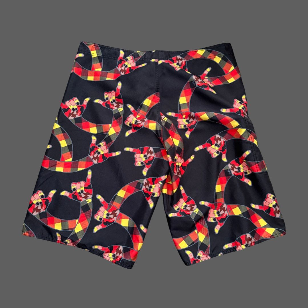 Rhythm Rhythm 23" Shaka Long Boardshorts Size 36 GUC Y2K Style Size US 36 / EU 52 - 8 Thumbnail