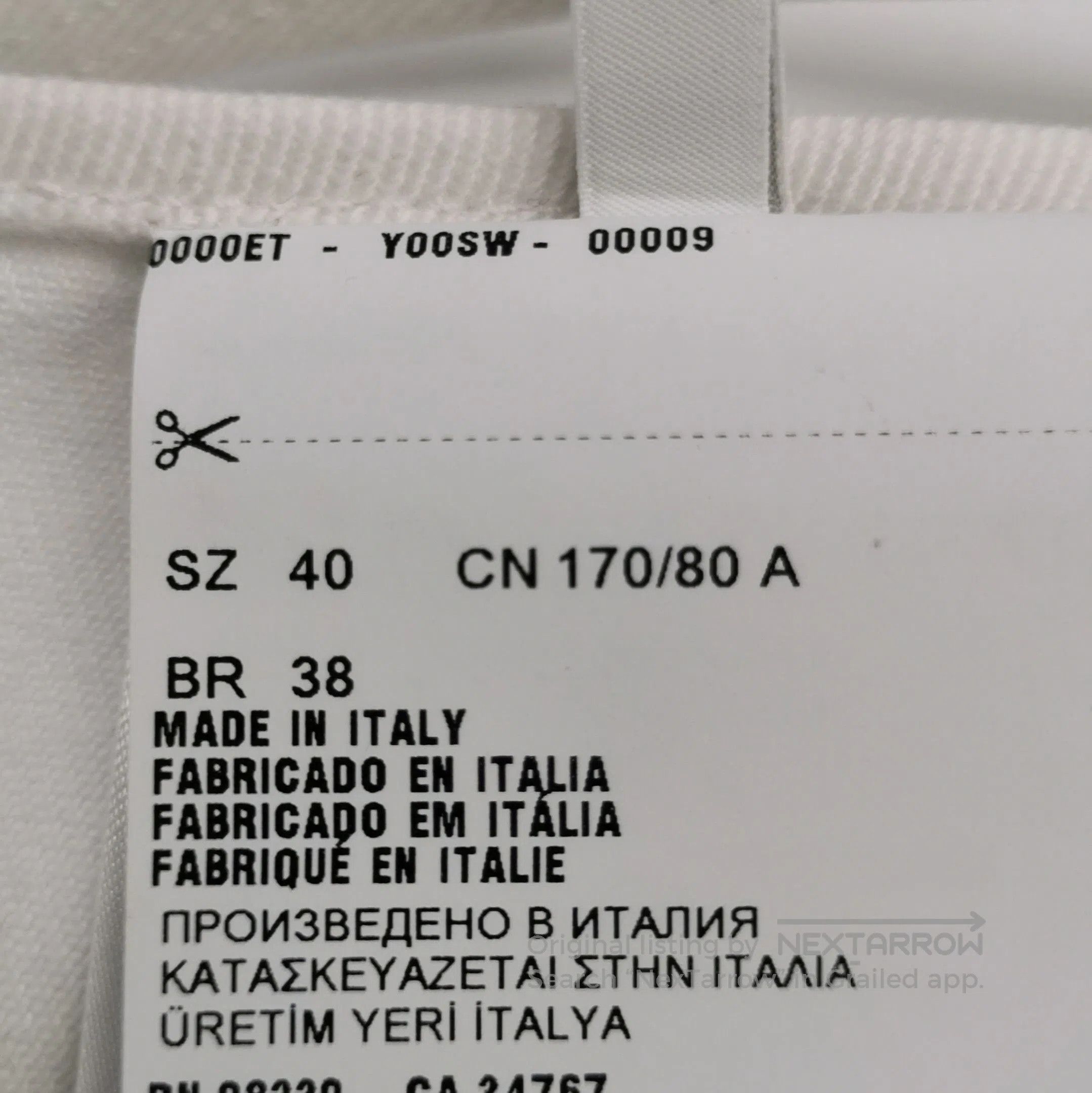 Prada Prada Cotton Triangle Logo Bralette in White . Size S / US 4 / IT 40 - 5 Thumbnail