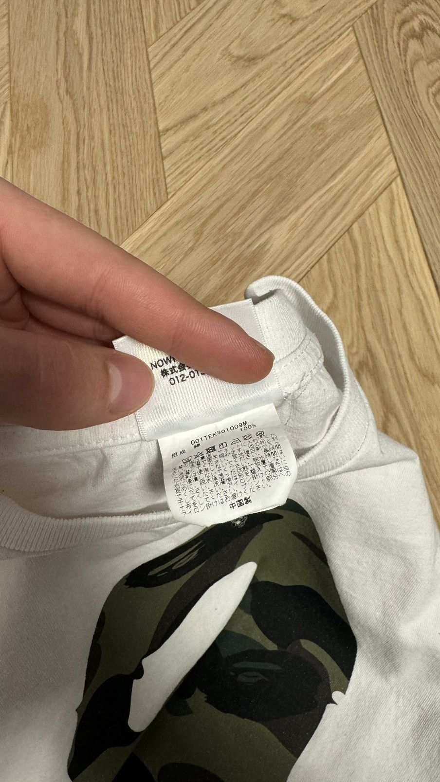 Bape A Bathing Ape tee (Bape) Size US L / EU 52-54 / 3 - 6 Thumbnail