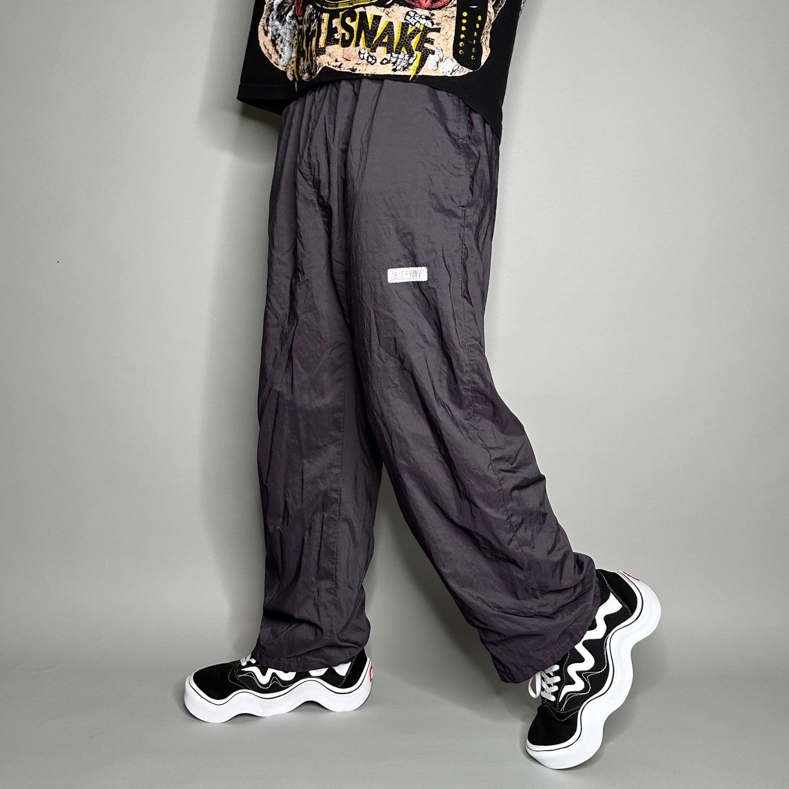 Vintage Vintage 90s Bierhoff Track Pants Mens L Purple Sweatpants Size US 34 / EU 50 - 1 Thumbnail