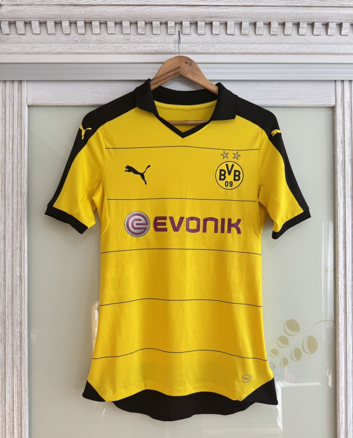 Puma Borussia Dortmund 2015-2016 Player Issue Soccer Jersey Kit Size US M / EU 48-50 / 2 - 1 Thumbnail