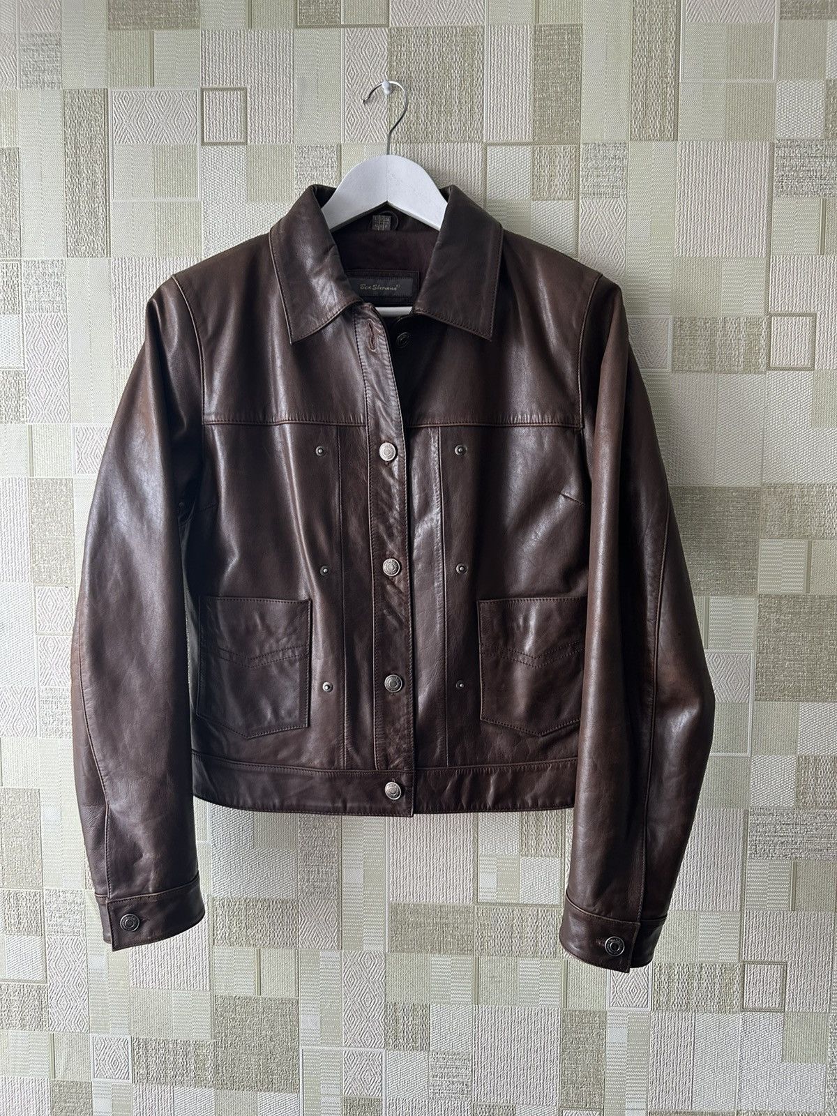Ben Sherman Ben Sherman women’s learher jacket size S good cond Size M / US 6-8 / IT 42-44 - 1 Thumbnail