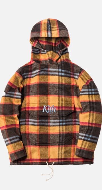 Kith Kith Harrison Plaid Flannel Hooded Pullover | Grailed