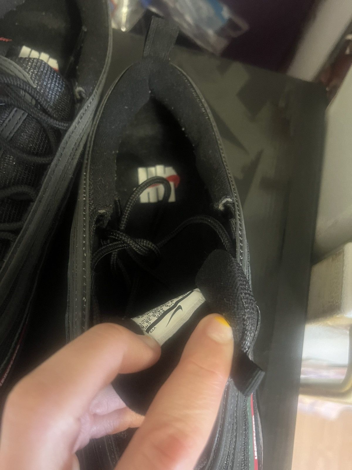 Nike Nike Undefeated x Air Max 97 OG Black Size 10.5 AJ1986 001 Size US 10.5 / EU 43-44 - 9 Thumbnail