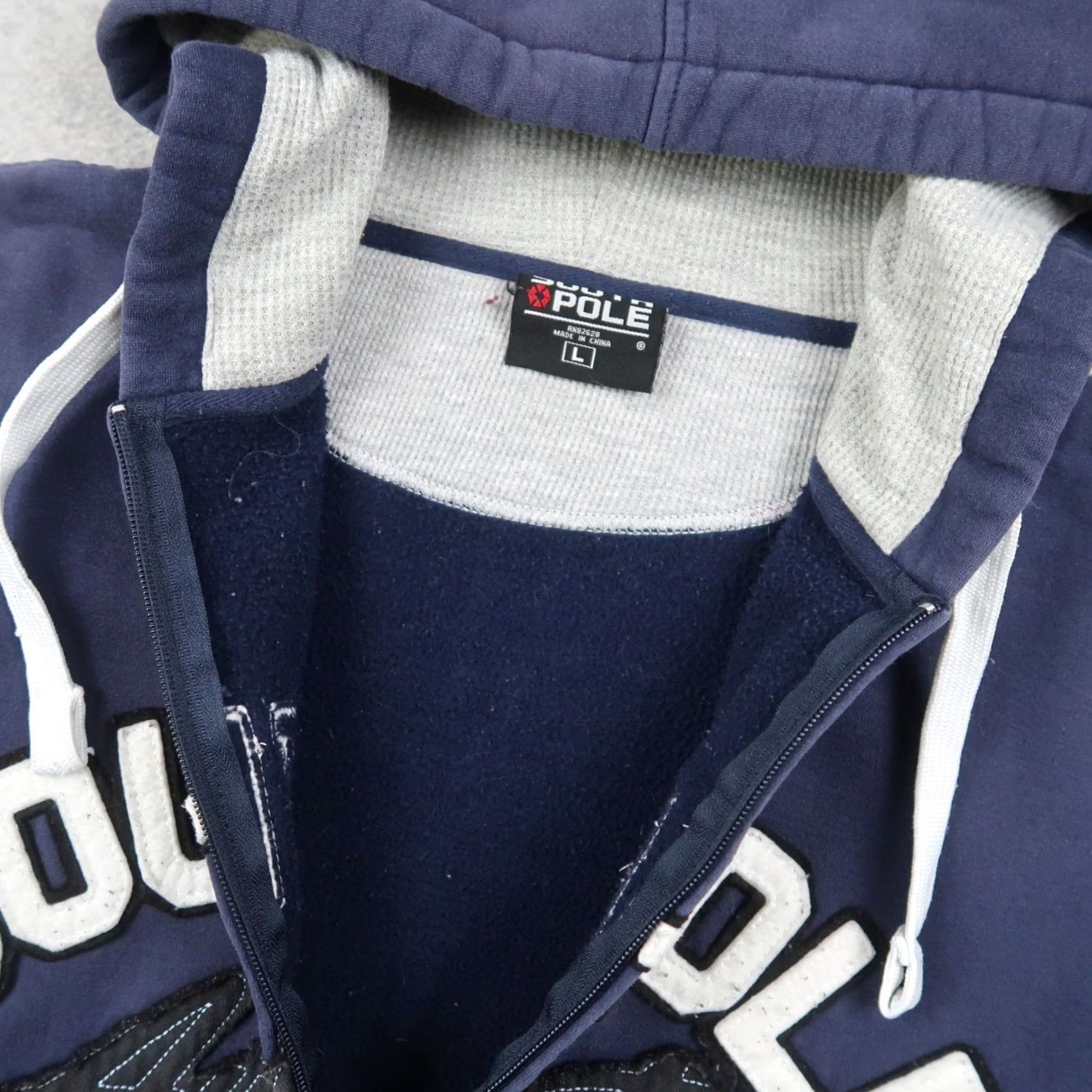 Southpole VINTAGE South Pole Hoodie Sweatshirt Full Zip Up Blue Size L Large Mens Y2K Size US L / EU 52-54 / 3 - 7 Thumbnail