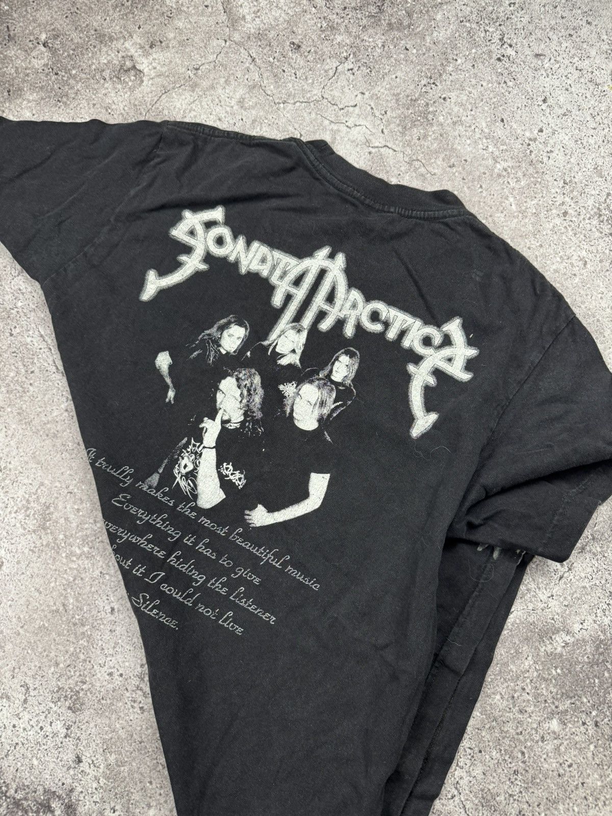 Band Tees × Vintage Sonata Arctica Vintage T-Shirt L Size Size US M / EU 48-50 / 2 - 4 Thumbnail