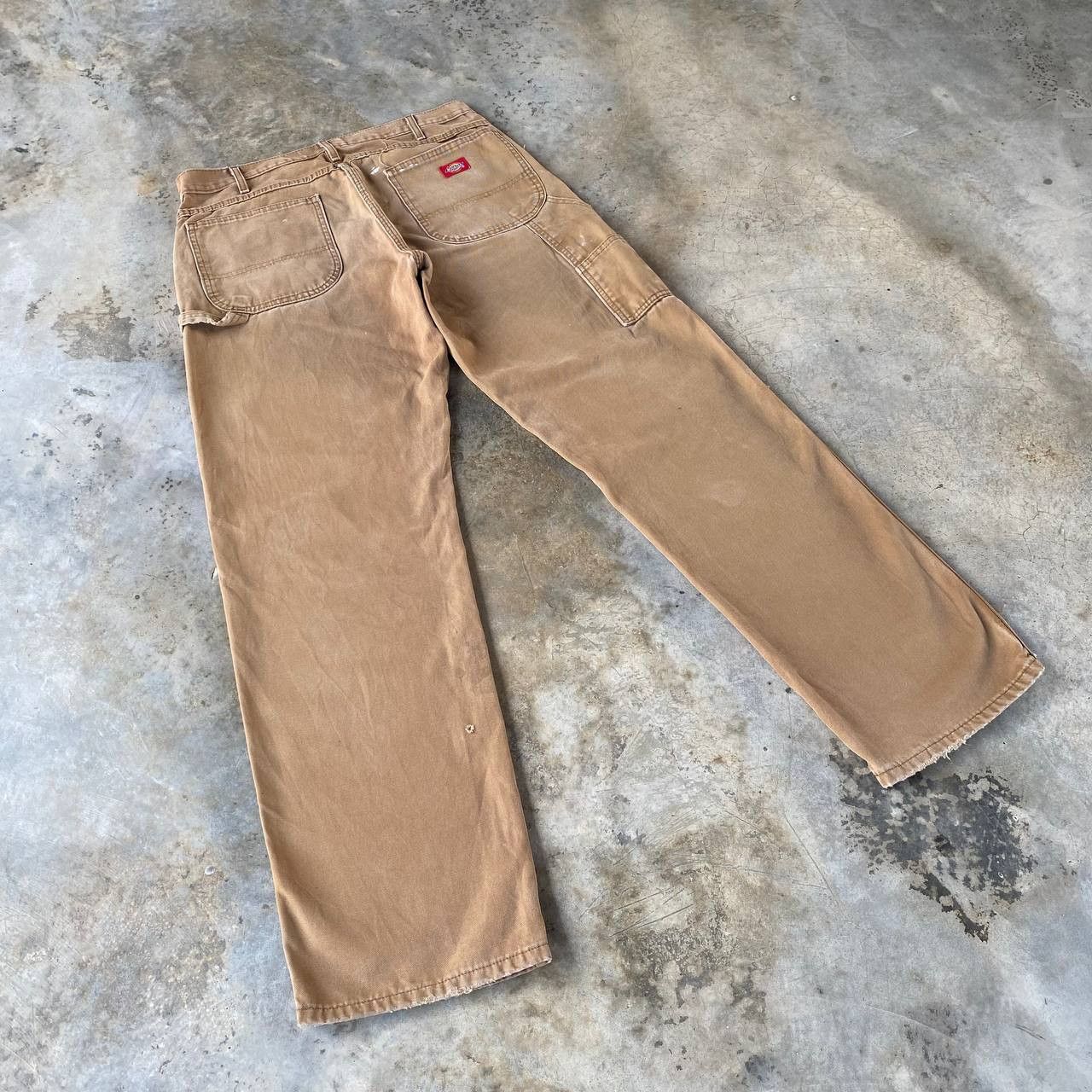 Dickies VINTAGE DICKIES DISTRESSED CARPENTER BROWN DENIM W34X34 Size US 34 / EU 50 - 14 Thumbnail