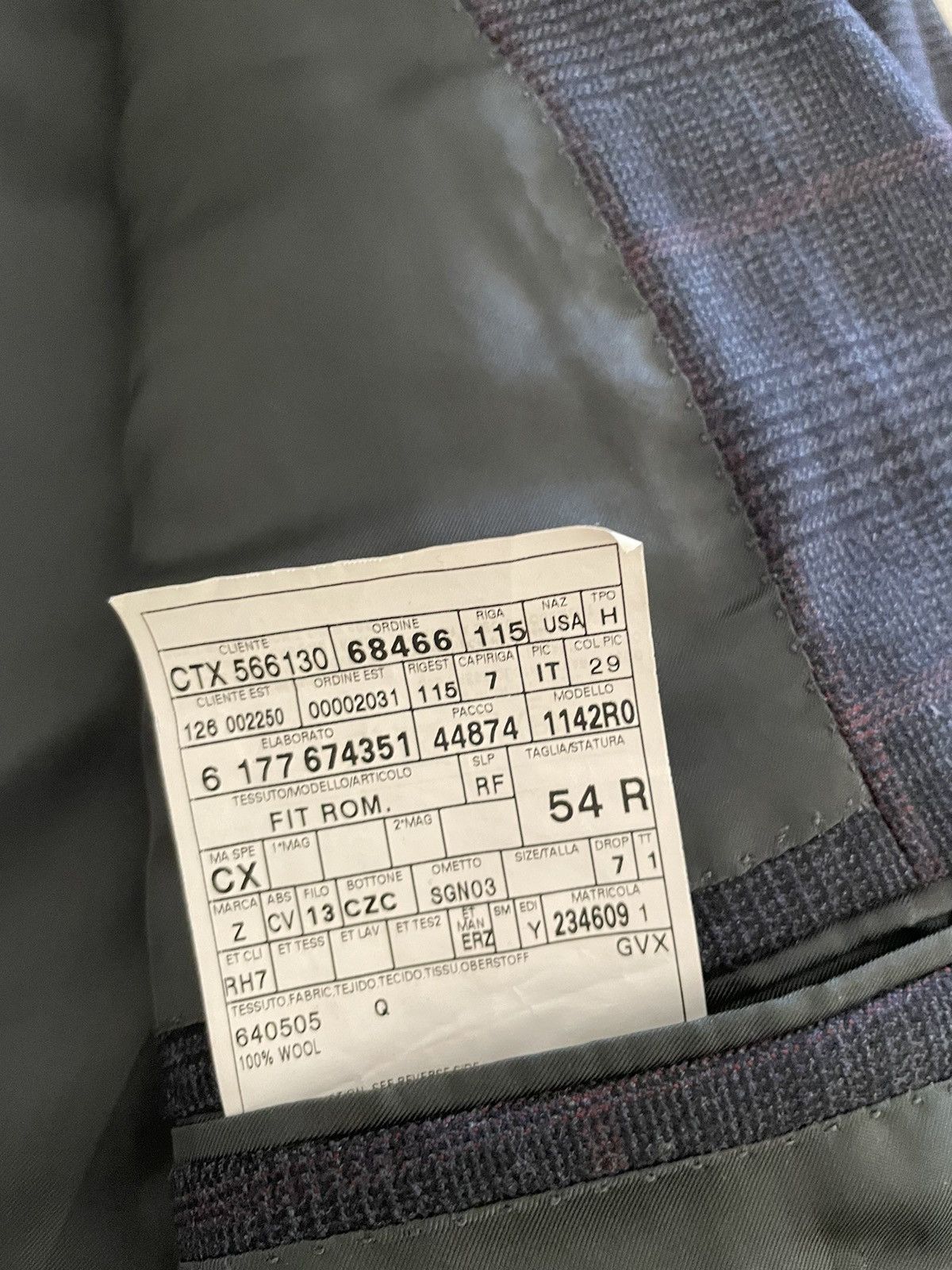 Ermenegildo Zegna 15milmil15 Wool Check Sport Coat Size 44R - 11 Thumbnail
