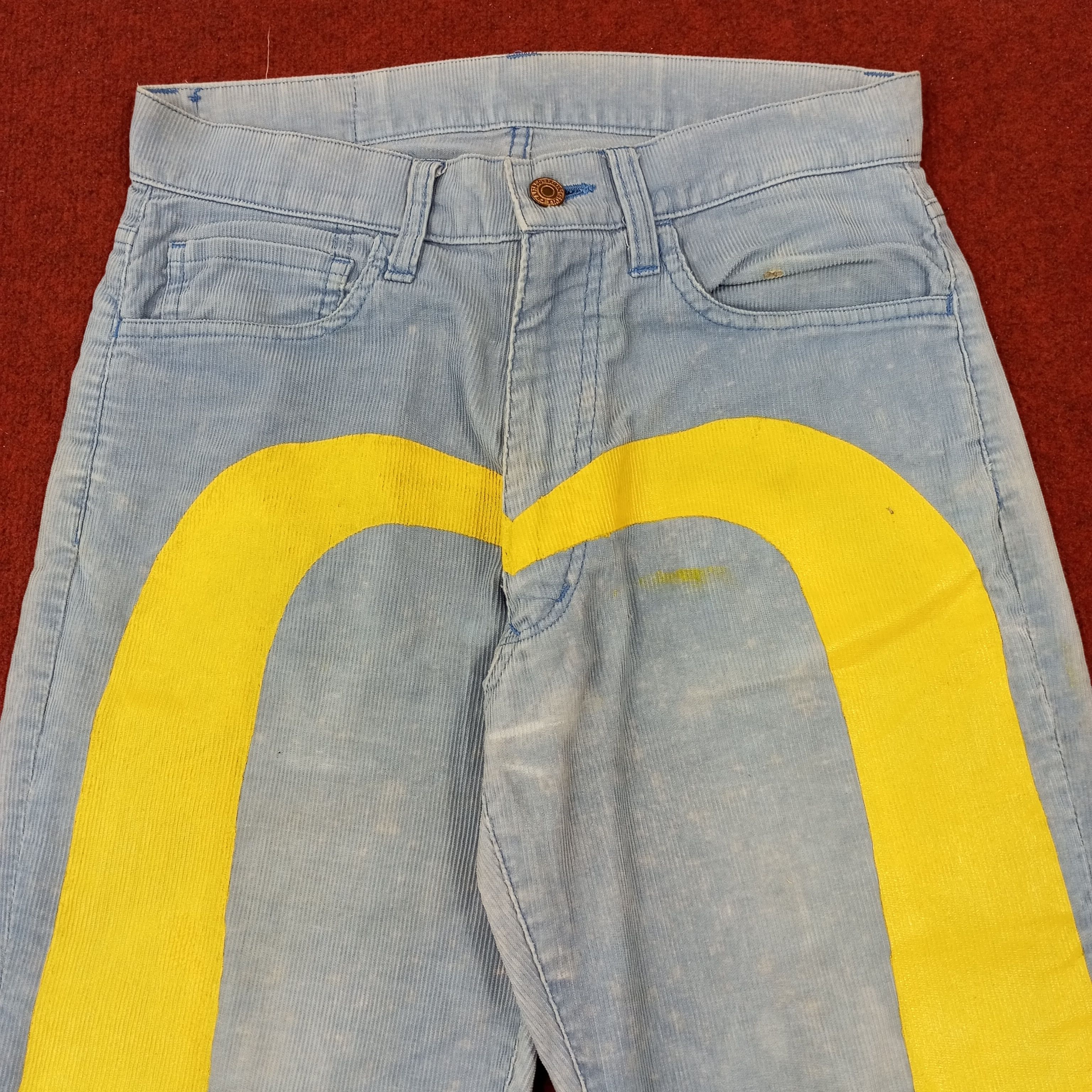 Japanese Brand × Vintage Evisu Japanese Brand Streetwear Custom Daicock Pants Size US 28 / EU 44 - 2 Thumbnail