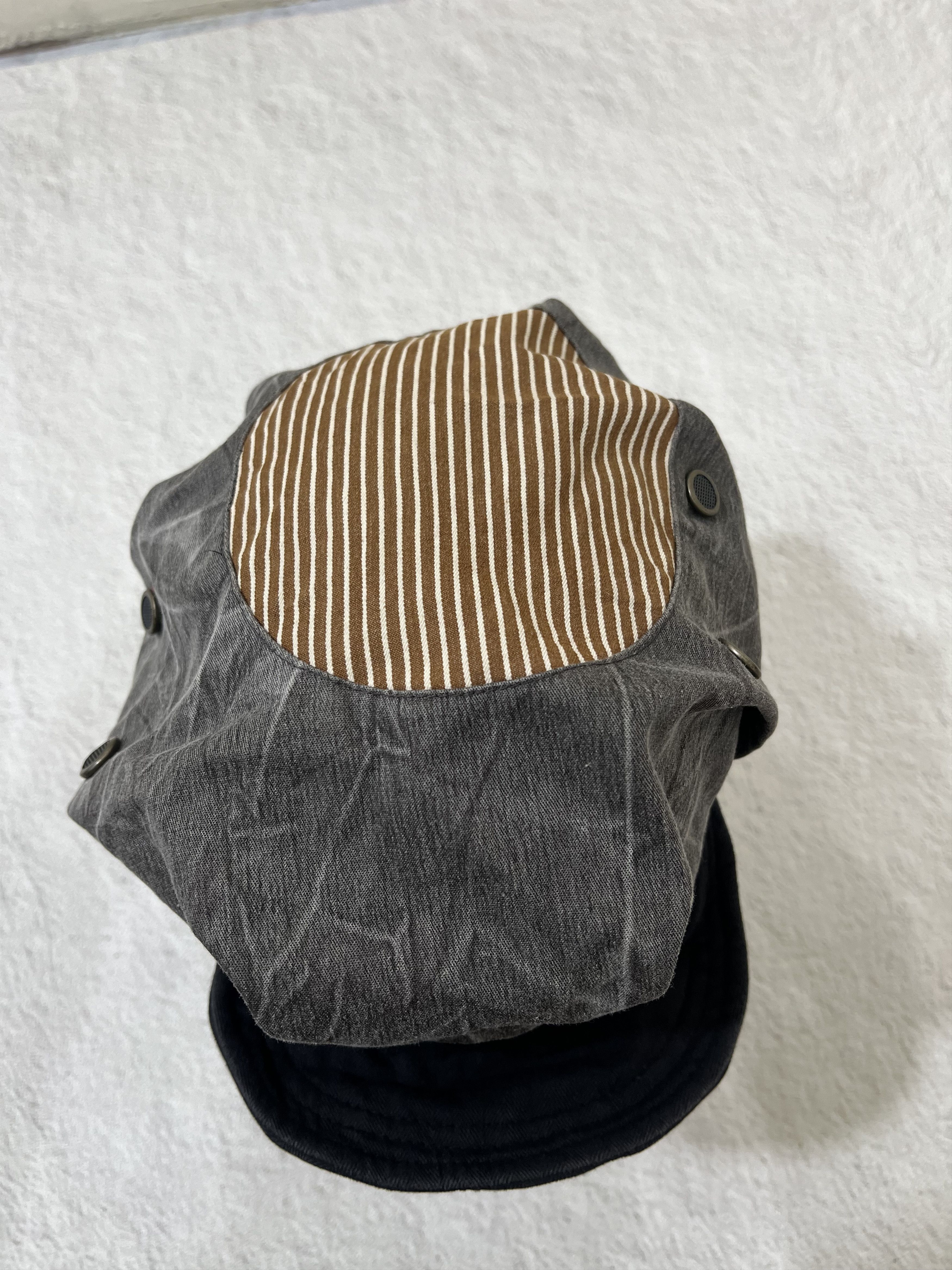 Yohji Yamamoto 2000s Japanese Hysteric Kapital Visvim Mechanic Hat y2k Lgb Size ONE SIZE - 3 Thumbnail