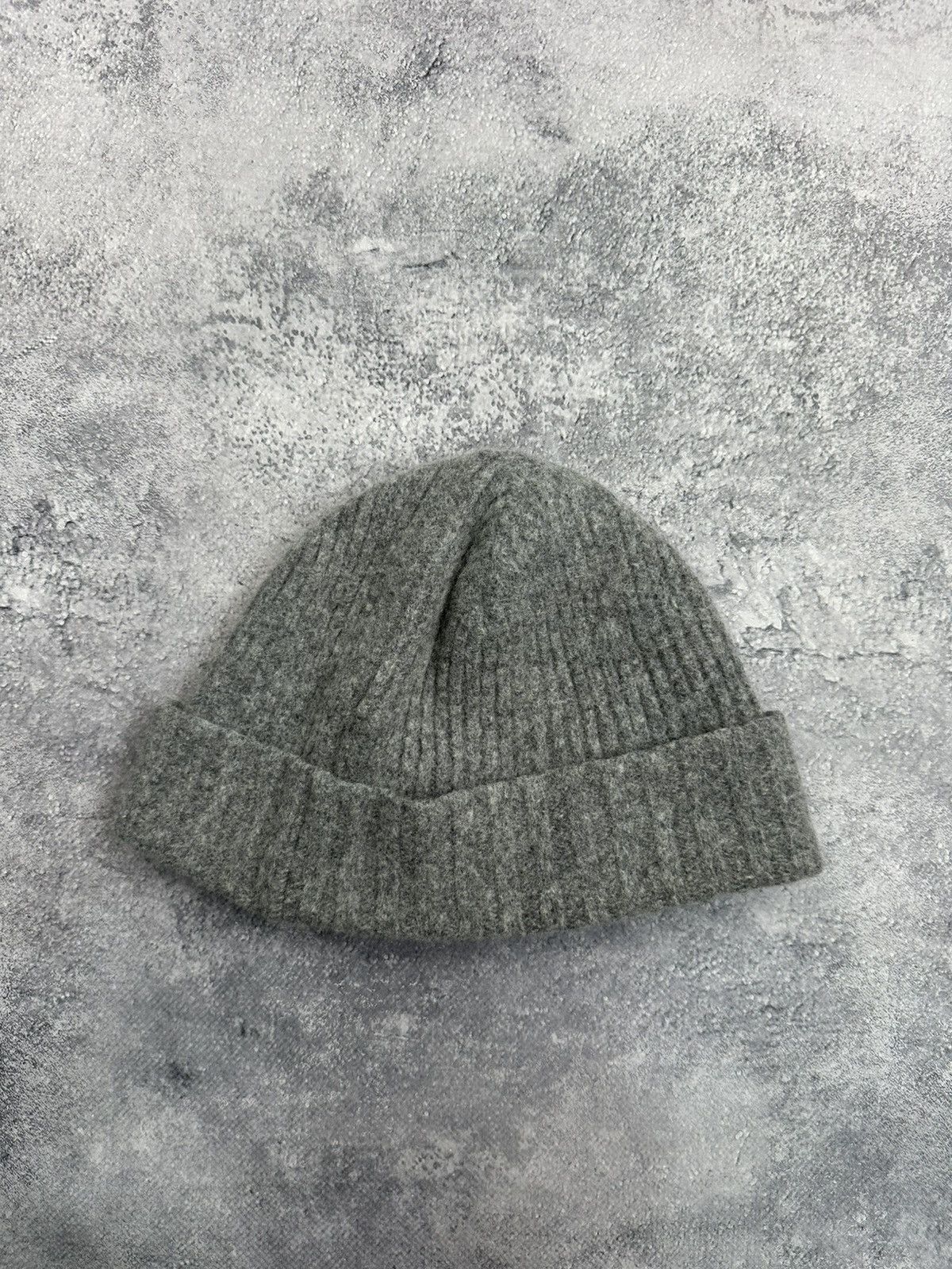 Barbour Barbour England Wool Grey Beanie Hat Knit Cap Size ONE SIZE - 5 Thumbnail