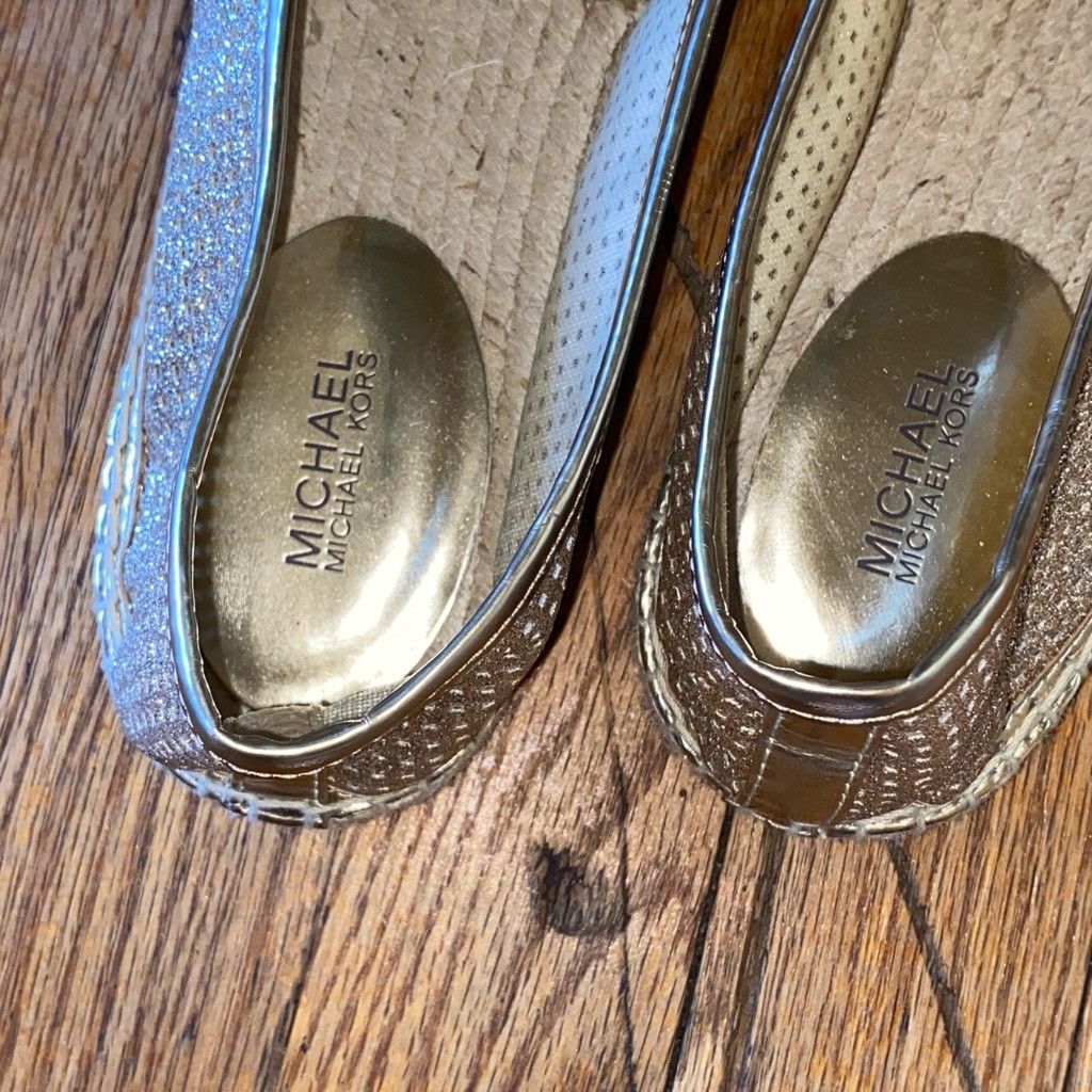 Michael Kors Michael Kors 10M Kendrick Glitter Mesh Espadrille Flats Size US 10 / IT 40 - 5 Thumbnail
