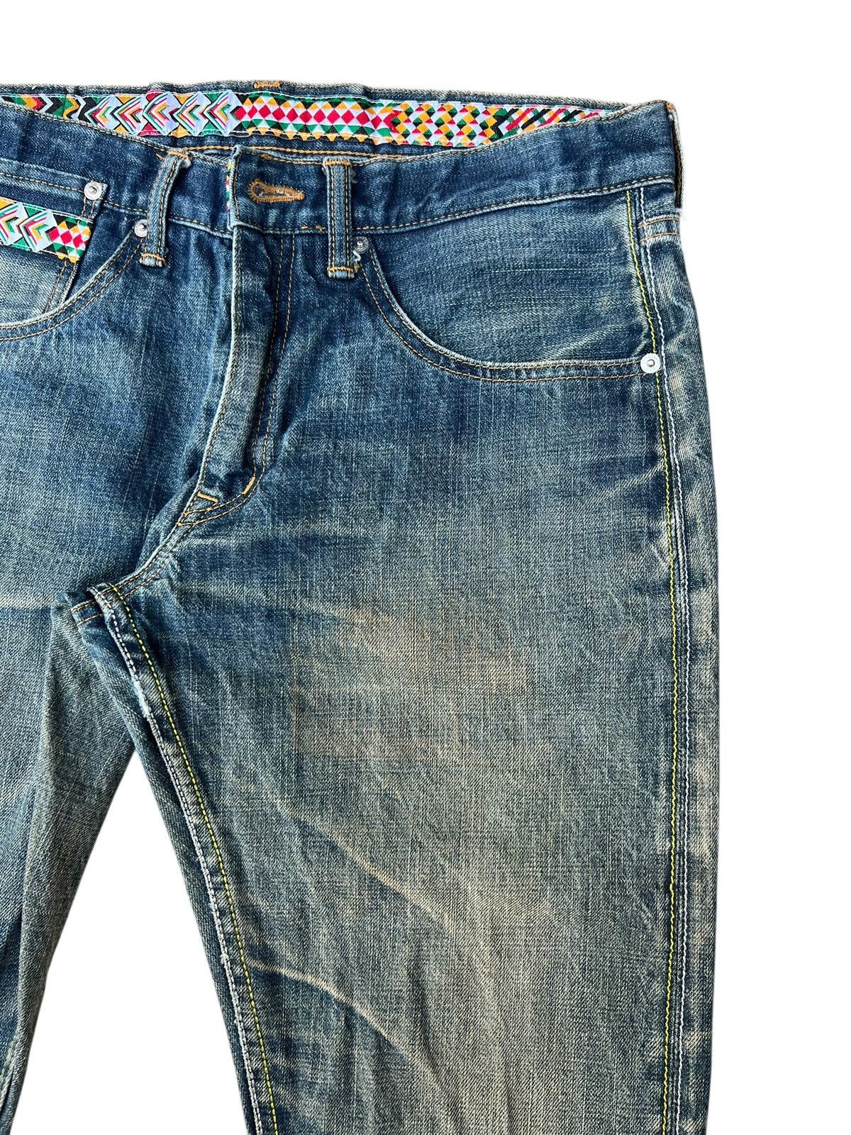 Swagger Vintage Swagger Japan Faded Dirty Mud Denim Jeans Size US 32 / EU 48 - 7 Thumbnail
