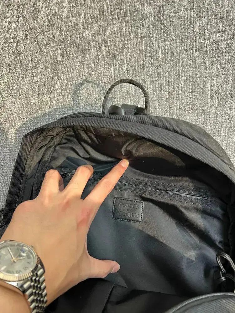 Yohji Yamamoto Yohji Yamamoto Yohji Yamamoto Leather Joint Backpack-2506 Size ONE SIZE - 7 Thumbnail