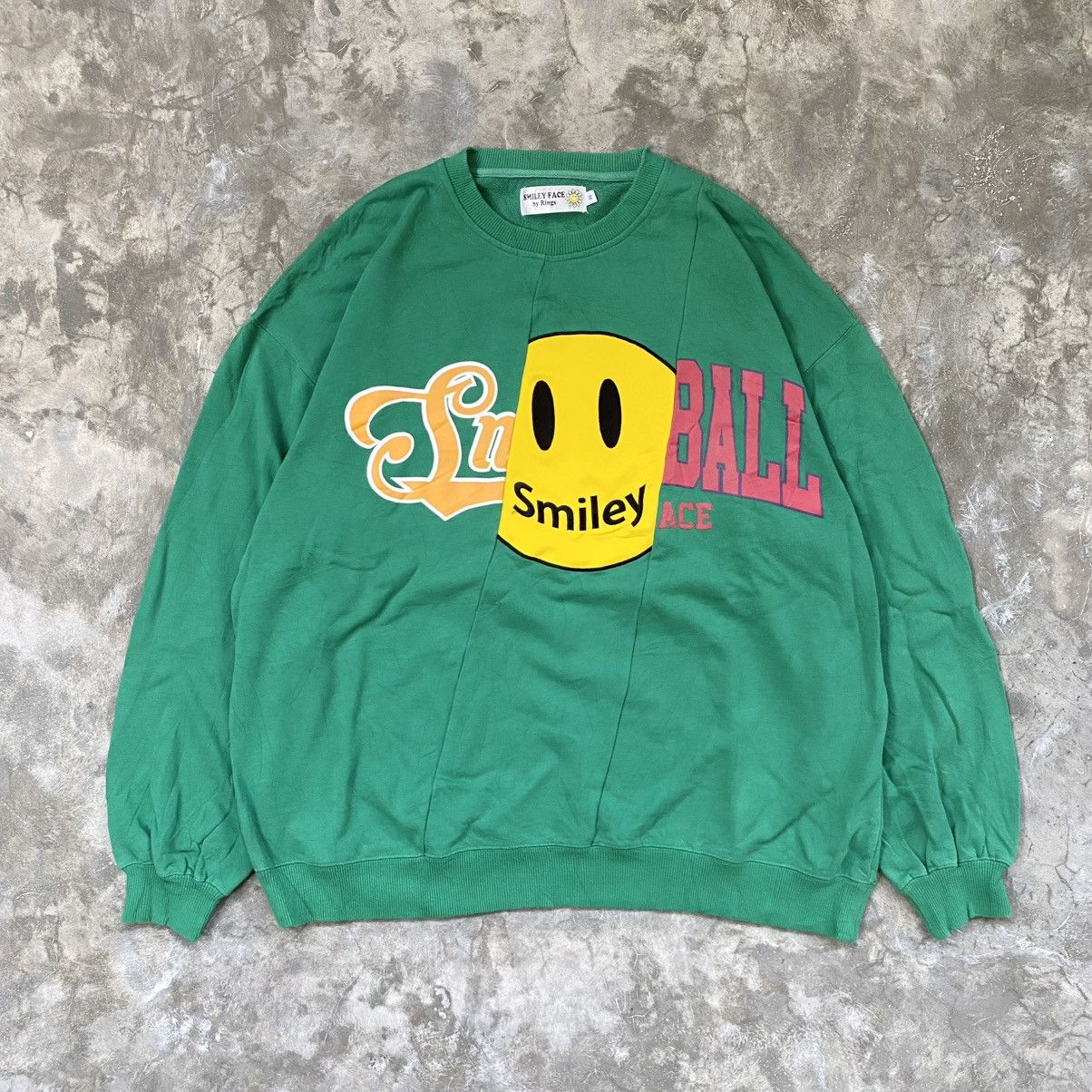 Needles Smile Face Needles Kapital Style Patchwork Crewneck Size US L / EU 52-54 / 3 - 1 Thumbnail