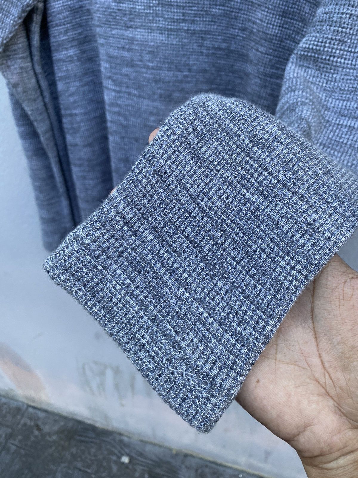 Mackintosh Mackintosh Philosophy Sandy Gray Waffle Heavy Cotton LS Size US M / EU 48-50 / 2 - 5 Thumbnail