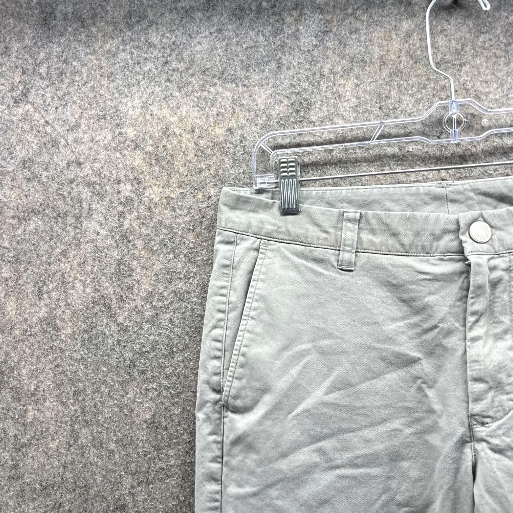 Bonobos Bonobos Pants Men 30x30 Gray Chino Flat Front Slim Fit Casual Cotton Canvas Pants Mens 30 Regular Slim Chino Gray Size US 30 / EU 46 - 3 Thumbnail