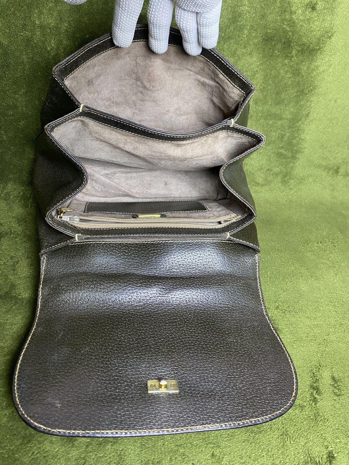 Gucci Gucci bamboo top-handle bag, vintage 1970s Size ONE SIZE - 14 Thumbnail