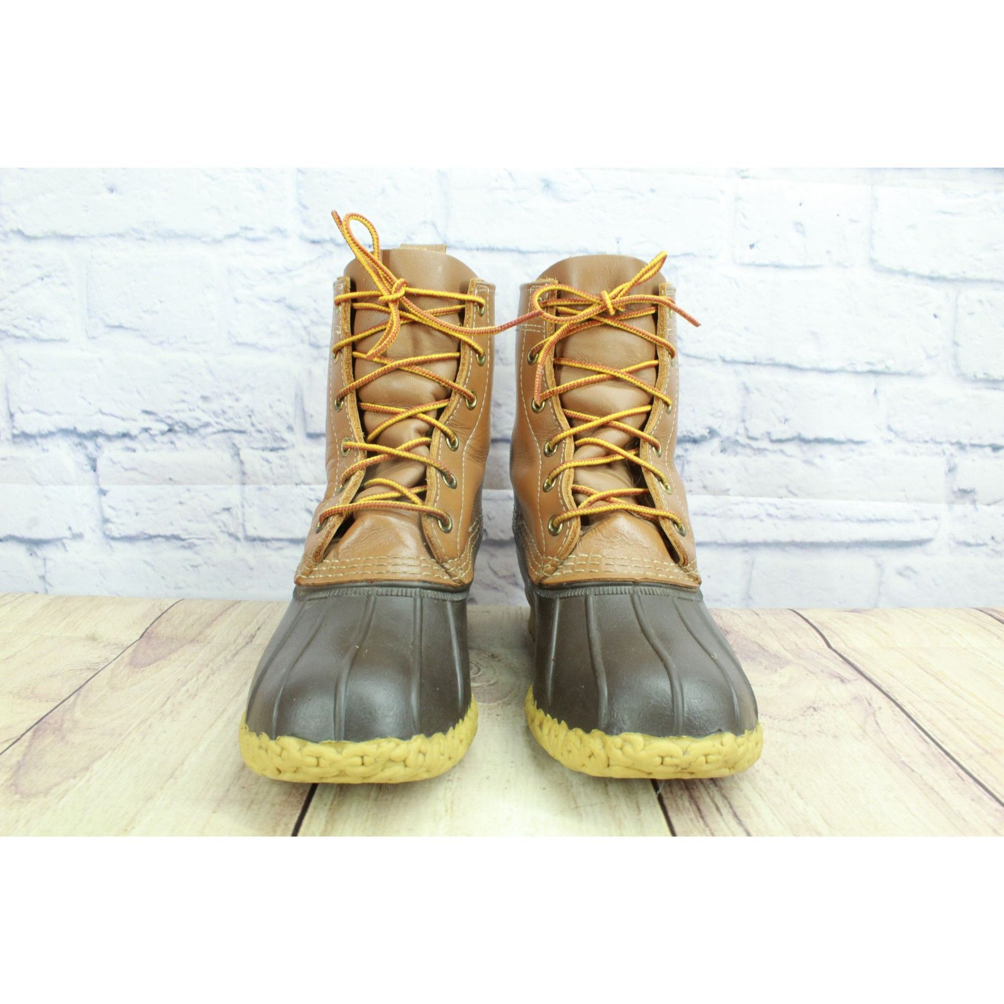 L.L. Bean L.L.Bean 8" Brown Ankle Duck Boots Women’s 7M Size US 7 / IT 37 - 10 Thumbnail