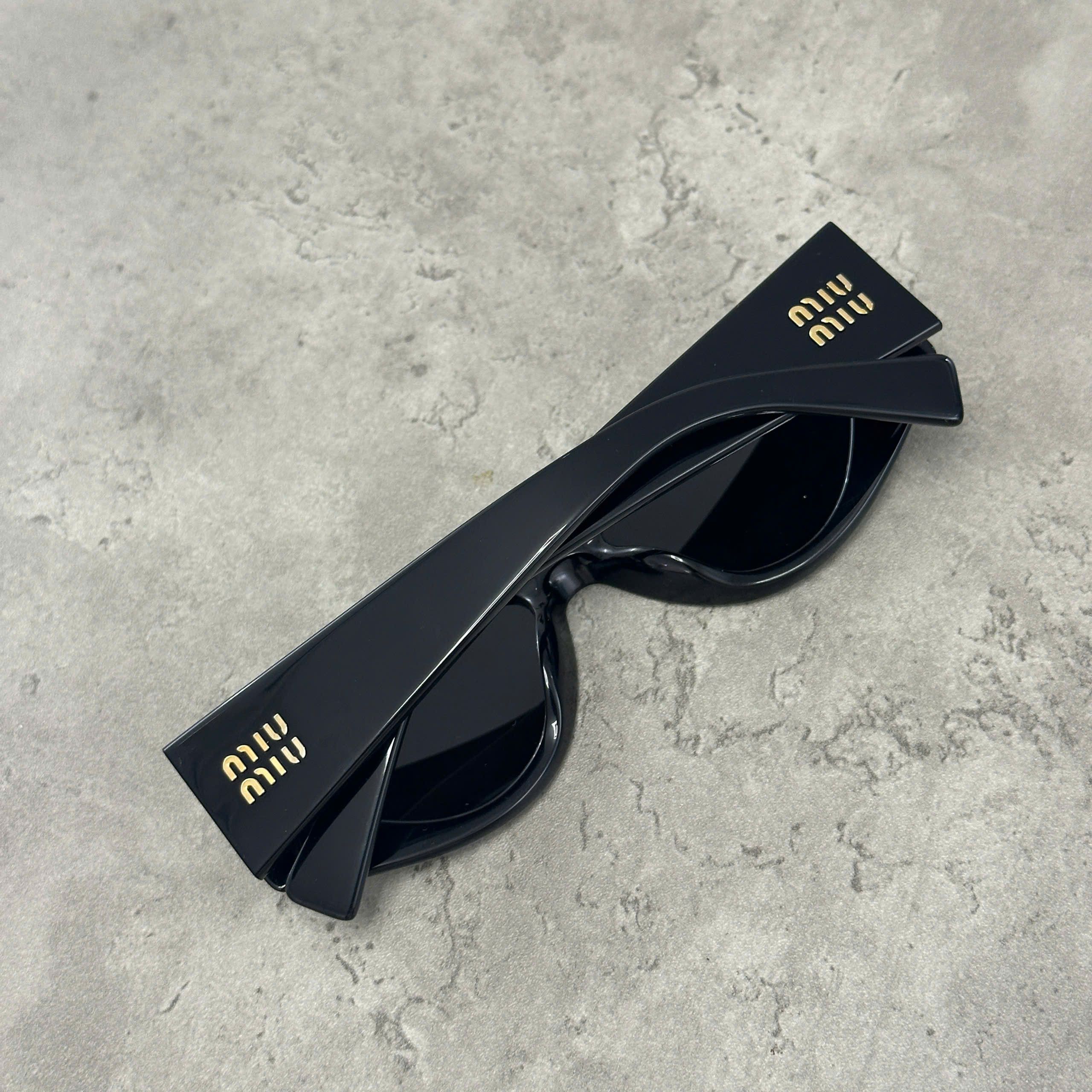 Miu Miu MIU MIU MU 06YS 1AB5S0 Sunglasses BLACK Size ONE SIZE - 2 Thumbnail