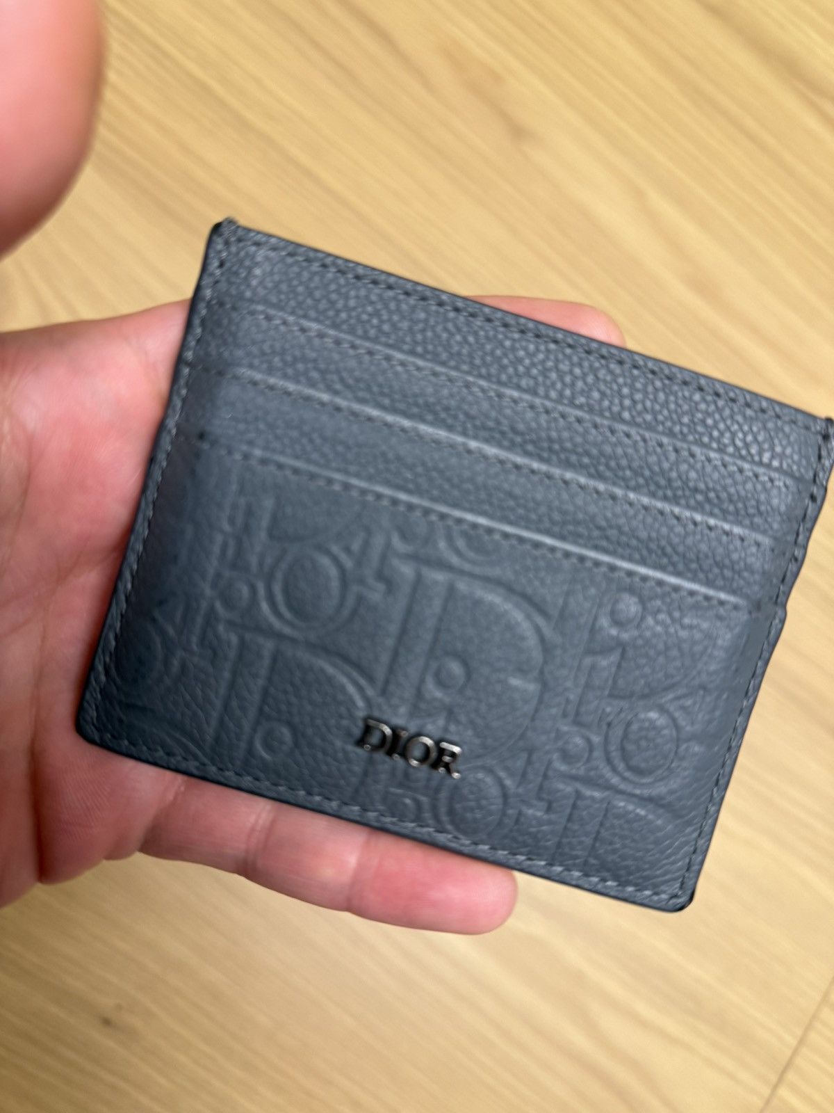 Dior Dior Card Holder Gradient Dior Gravity Leather Size ONE SIZE - 3 Thumbnail