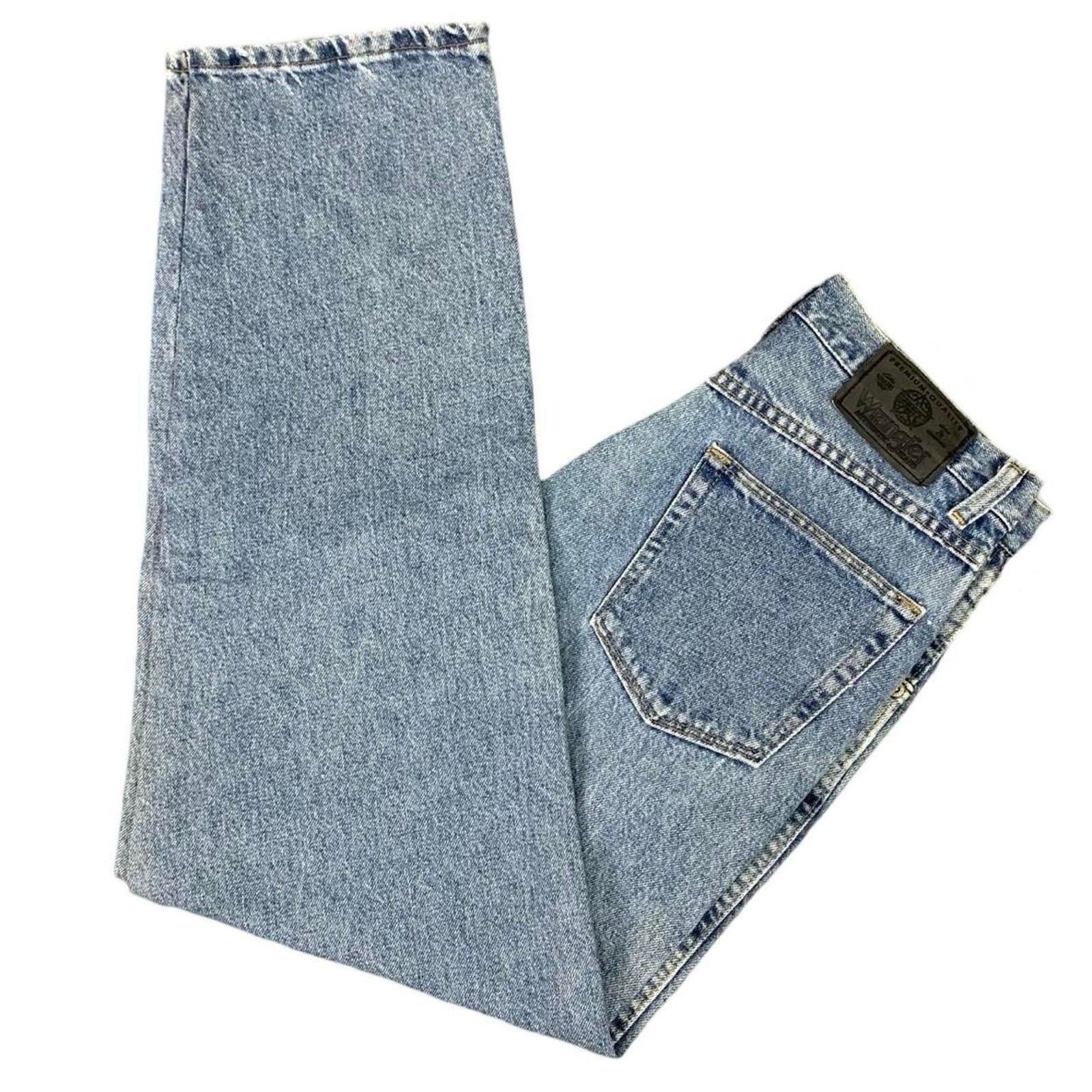 Vintage × Wrangler Vintage 90s Wrangler Light Wash Blue Jeans Size 30" / US 8 / IT 44 - 1 Thumbnail