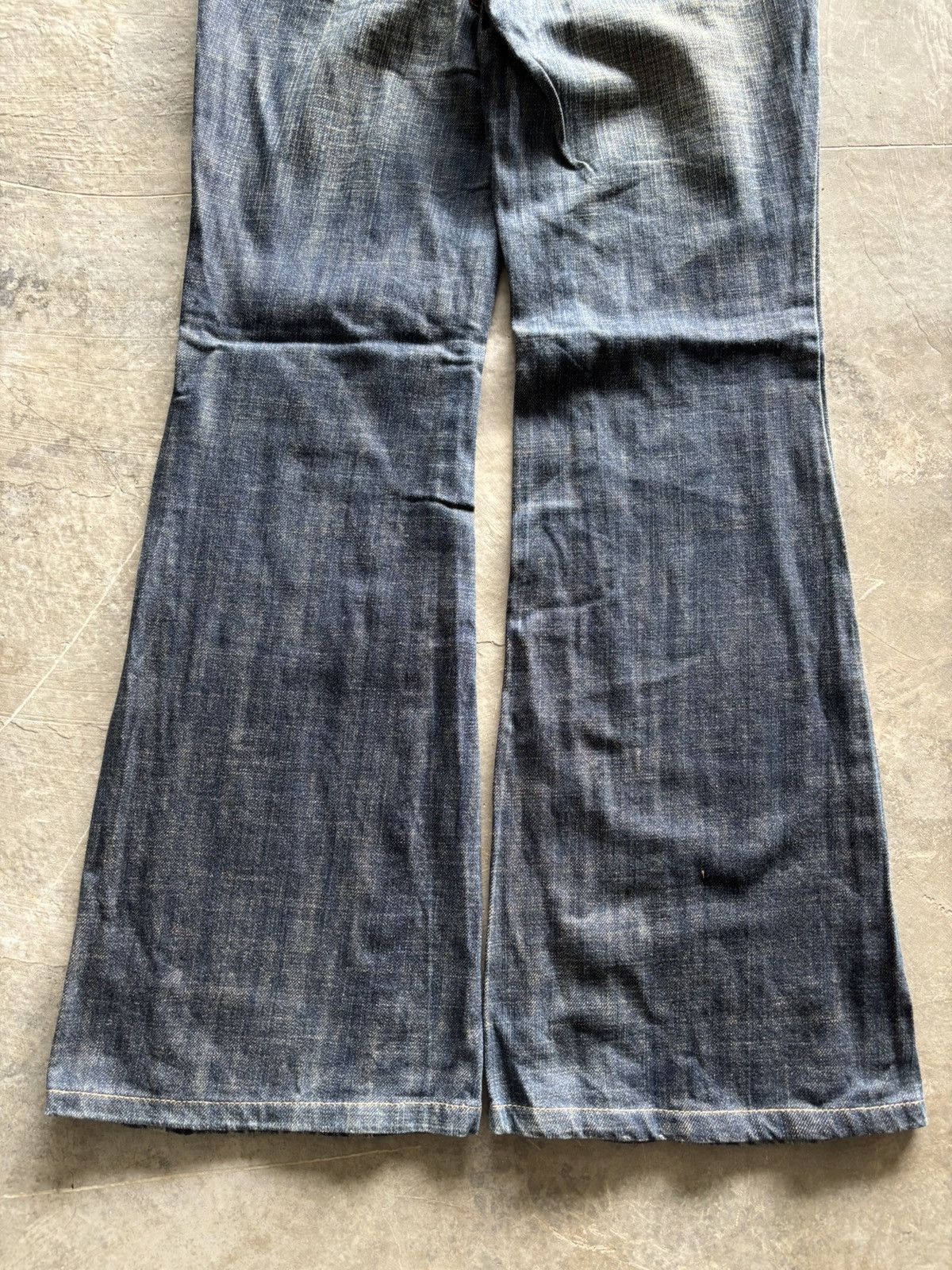 Hysteric Glamour × If Six Was Nine × Japanese Brand SICK TWIST FLARE CFLINE JAPANESE STYLE WASHED RUST SEASON Size US 30 / EU 46 - 15 Thumbnail