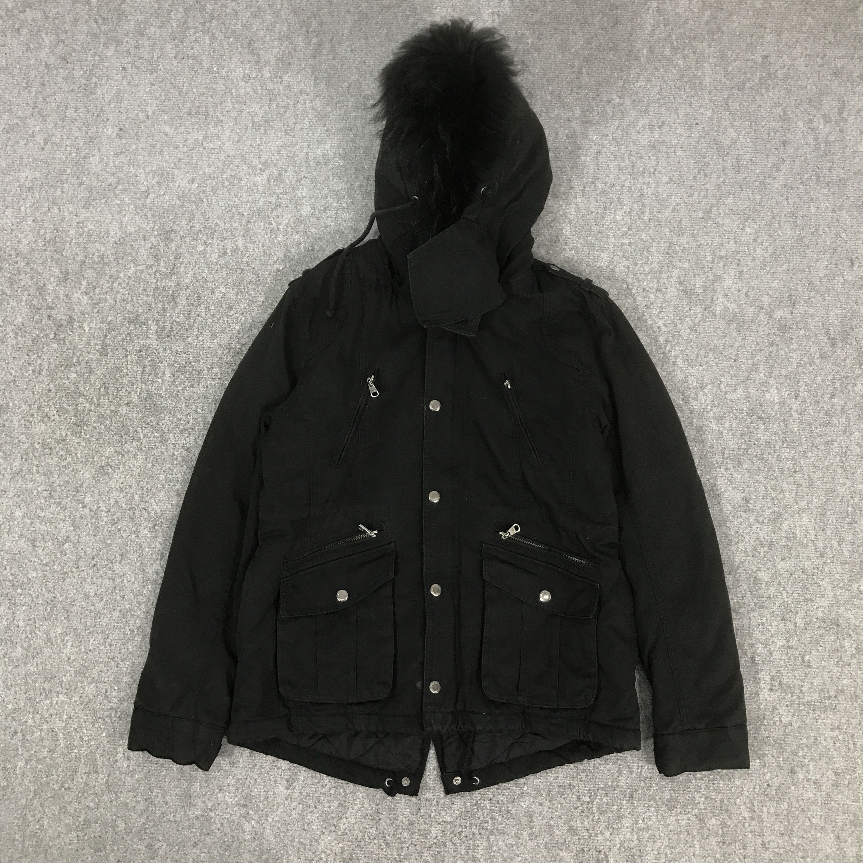 In The Attic IN THE ATTIC JAPAN FAUX FUR HOODIES JACKET K75B18 Size US M / EU 48-50 / 2 - 1 Thumbnail
