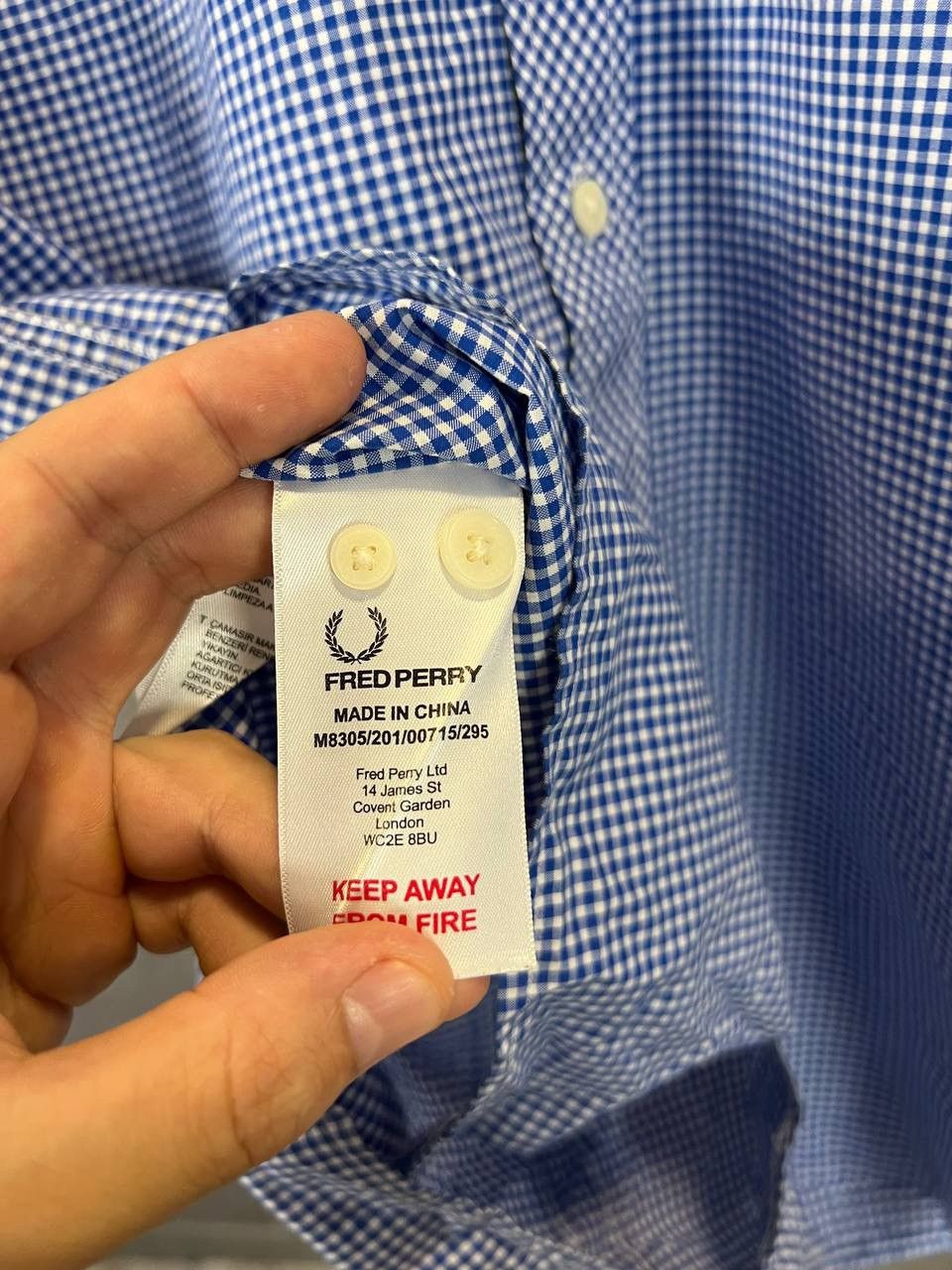 Designer × Fred Perry Fred Perry casual designer logo shirt Size US M / EU 48-50 / 2 - 5 Thumbnail