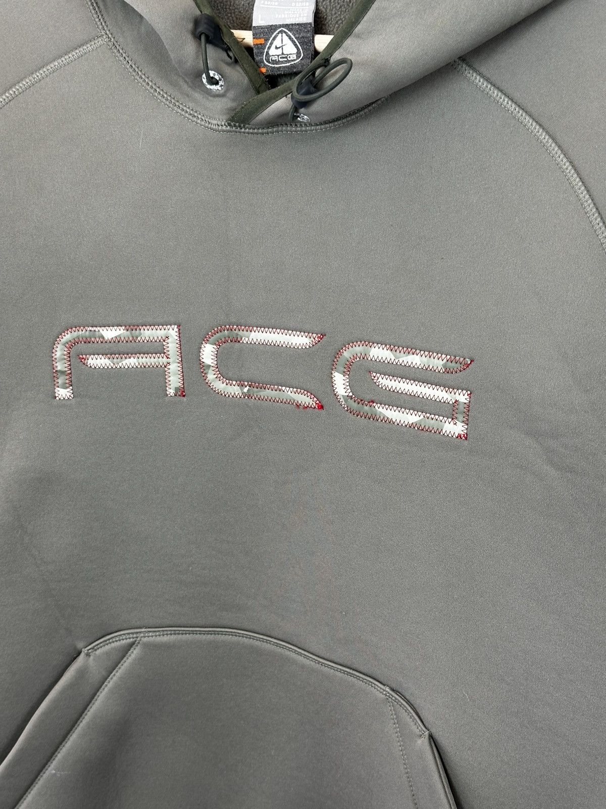 Vintage Vintage Nike ACG Hoodie Ninja Big Logo Gorpcore 2000s Y2K Size US L / EU 52-54 / 3 - 6 Thumbnail