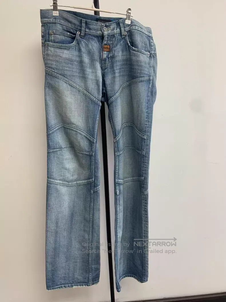 Balenciaga Balenciaga size M Solid Color Low-Rise Five Pocket Long Li Size US 27 - 1 Thumbnail