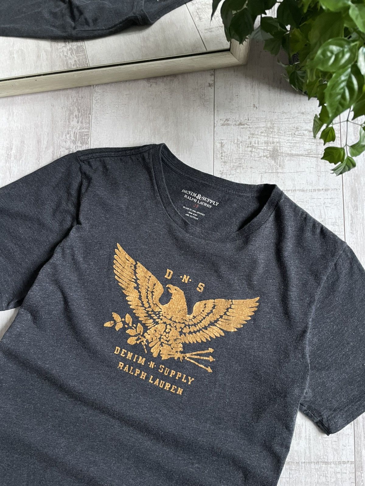 Denim & Supply Ralph Lauren × Polo Ralph Lauren × Vintage Denim & Supply Ralph Lauren Vintage T-Shirt Eagle Printed Size US M / EU 48-50 / 2 - 3 Thumbnail