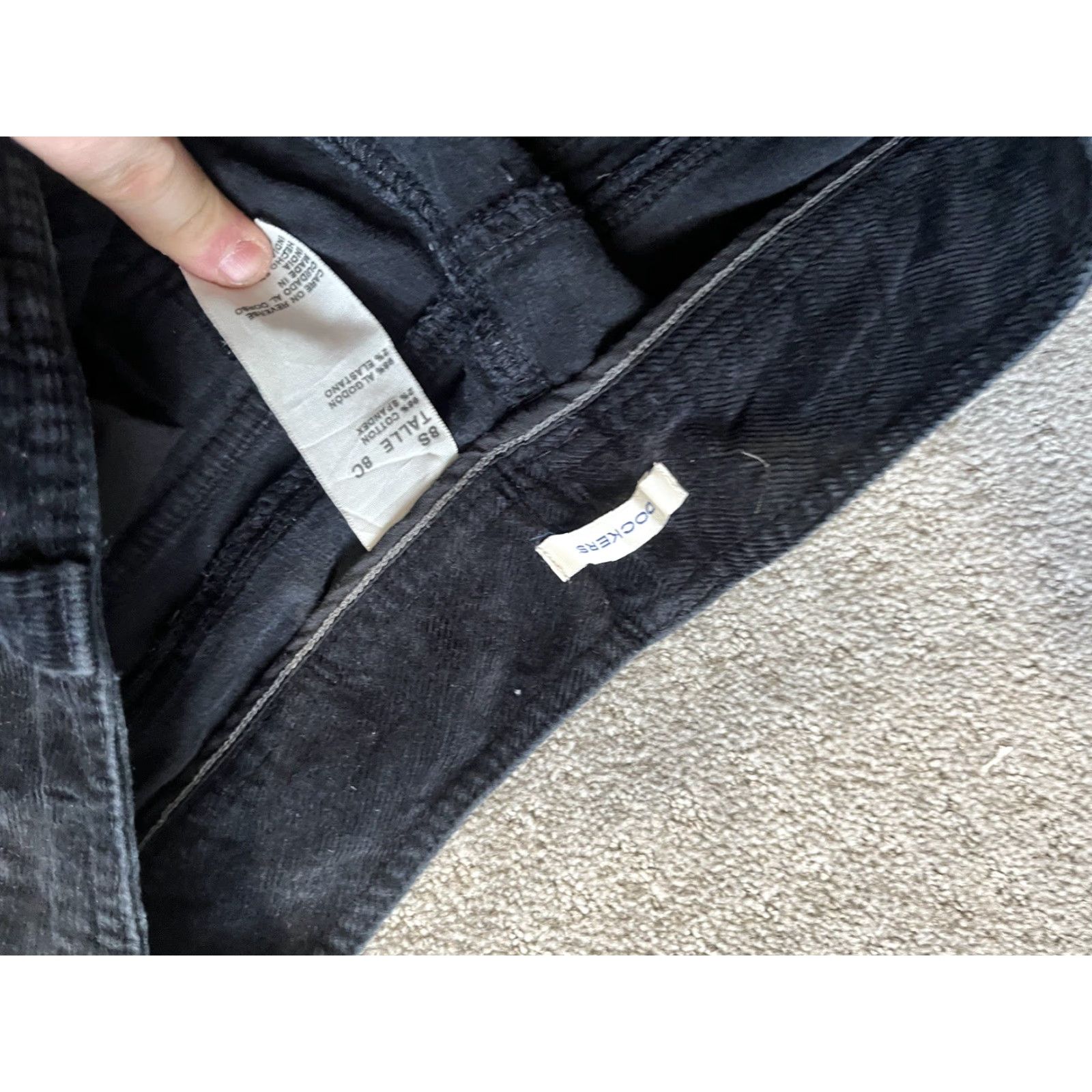 Dockers Dockers Pants Women Black Corduroy Straight Mid Rise Size 8 Dockers Women Pants Black Corduroy Straight Mid Rise 8S Size 30" / US 8 / IT 44 - 5 Thumbnail