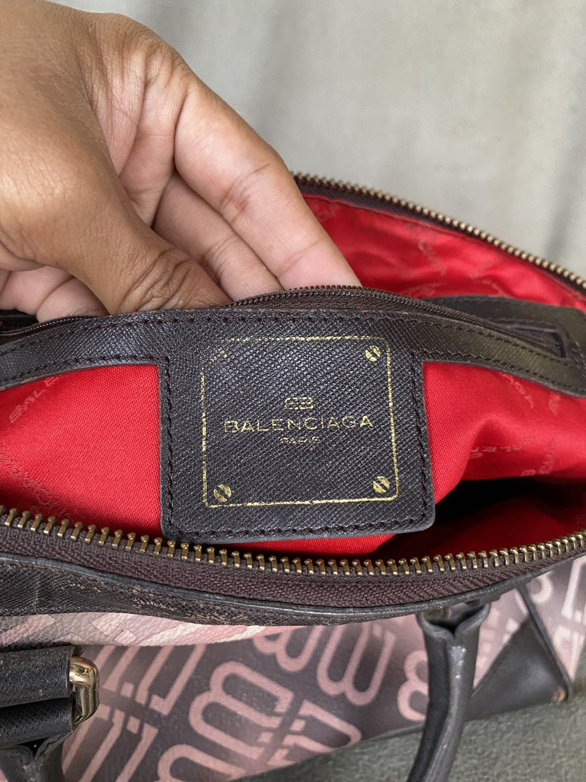 Balenciaga BALENCIAGA PARIS HANDLE BAG VINTAGE Size ONE SIZE - 17 Thumbnail