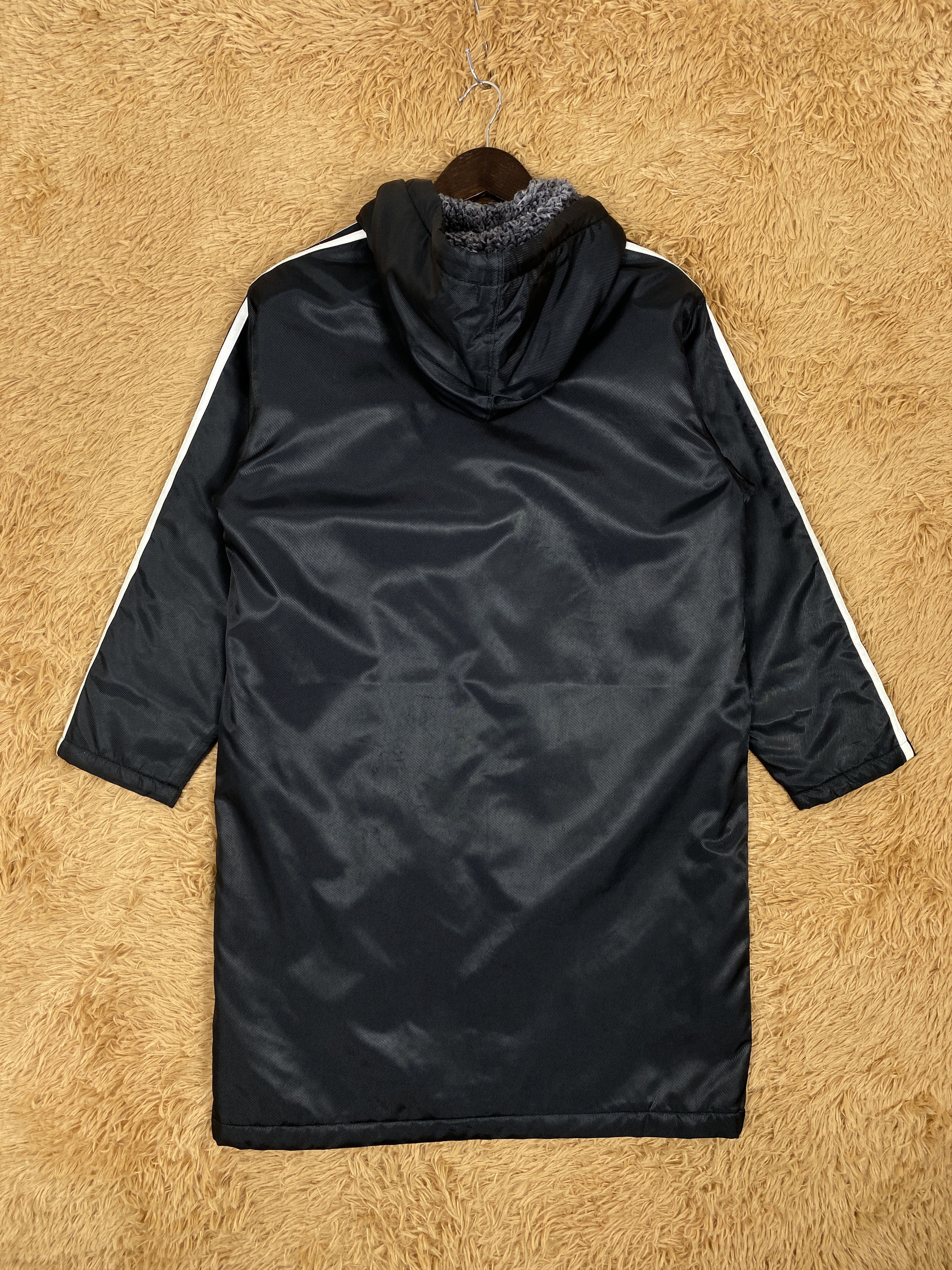 Adidas Vintage Adidas Hoodie Sherpa Lining Long Jacket PJ2407 Size US S / EU 44-46 / 1 - 5 Thumbnail