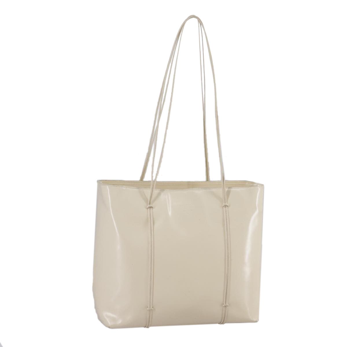 Prada White Patent Leather Tote Bag (Pre-Owned) Size ONE SIZE - 1 Thumbnail