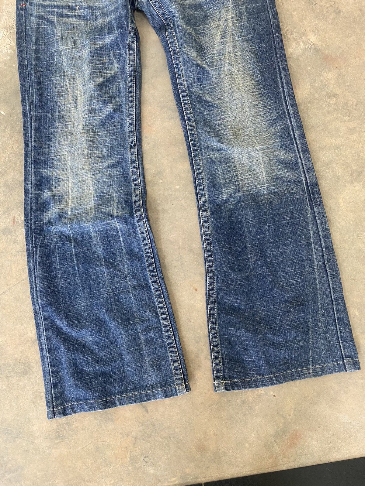Hysteric Glamour Sick☠️ Red Pepper Flare Jeans Punk Grunge Lgb Size US 30 / EU 46 - 3 Thumbnail