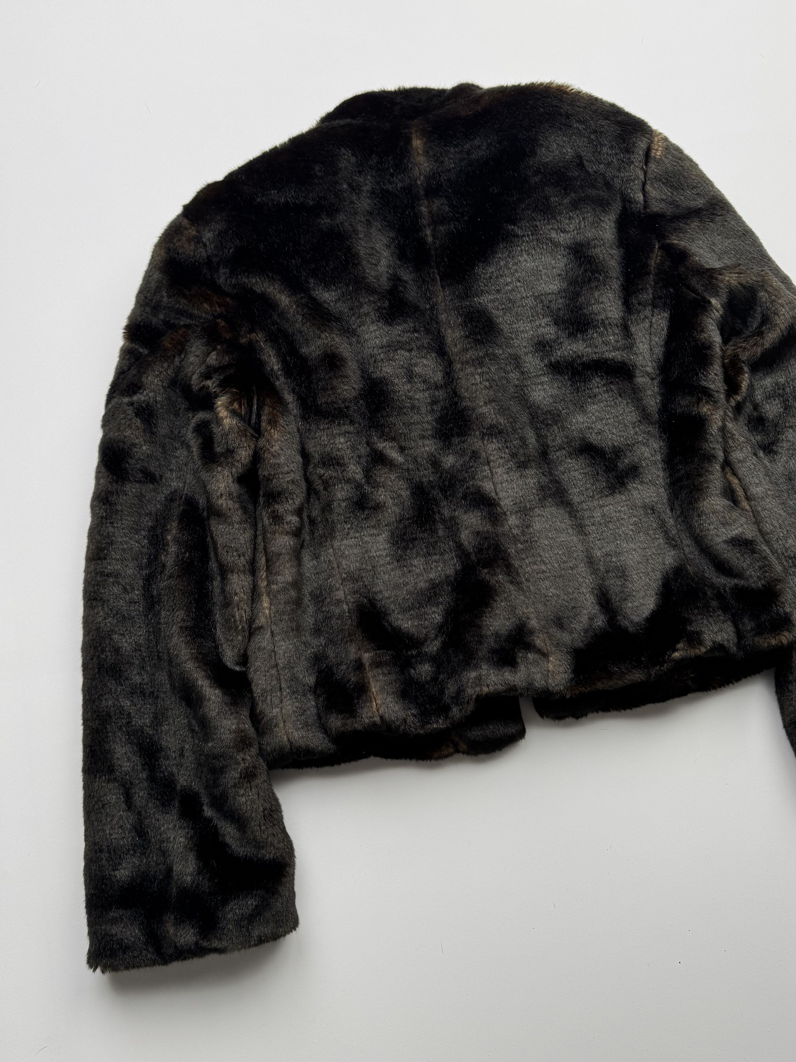 Vintage Vintage Faux Fur Cropped Coat B140(V400)E2 Size L / US 10 / IT 46 - 8 Thumbnail