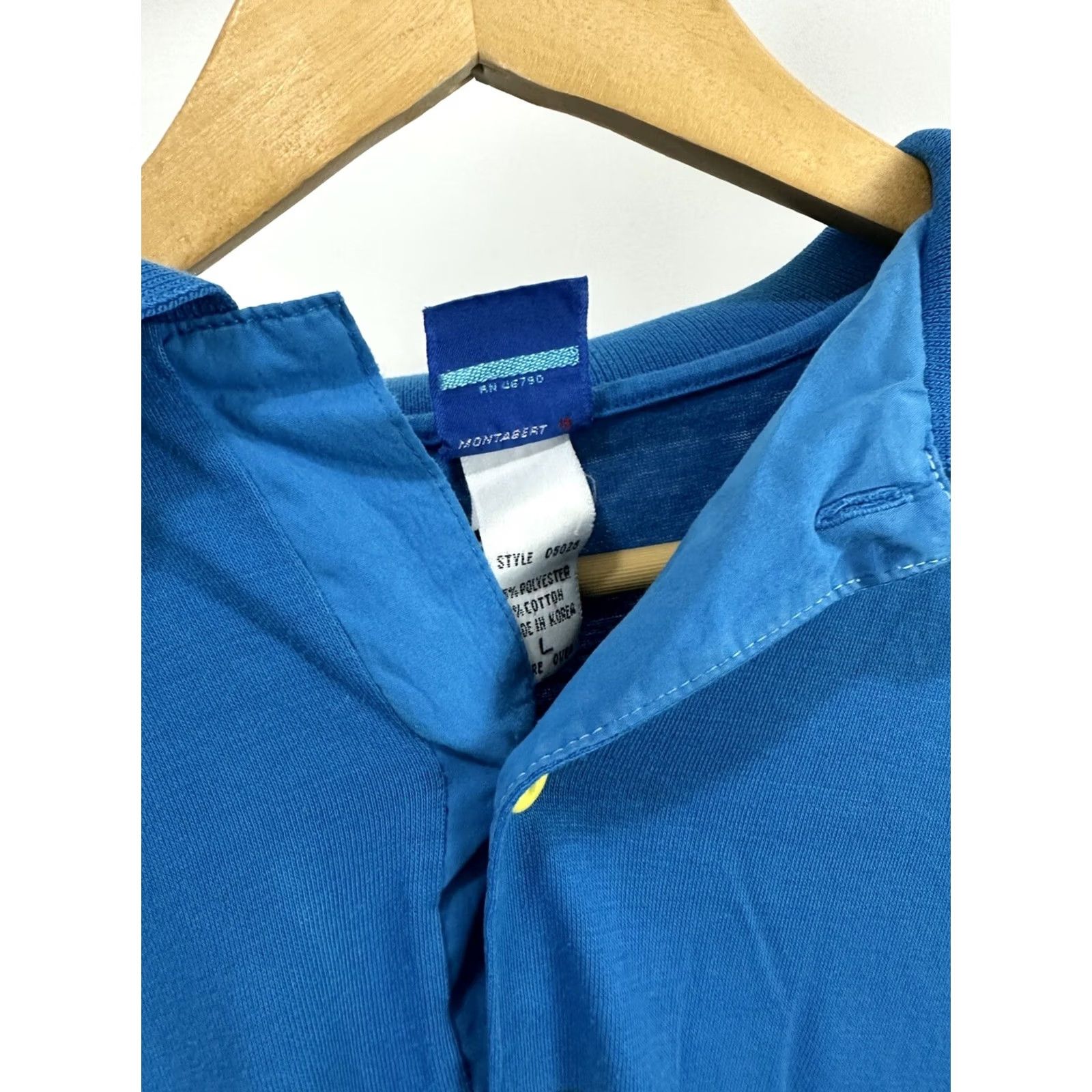 Ocean Pacific VINTAGE OP Polo Shirt Blue Size L 80s Surf Beach Sleeve Graphic Mens Size US L / EU 52-54 / 3 - 7 Thumbnail
