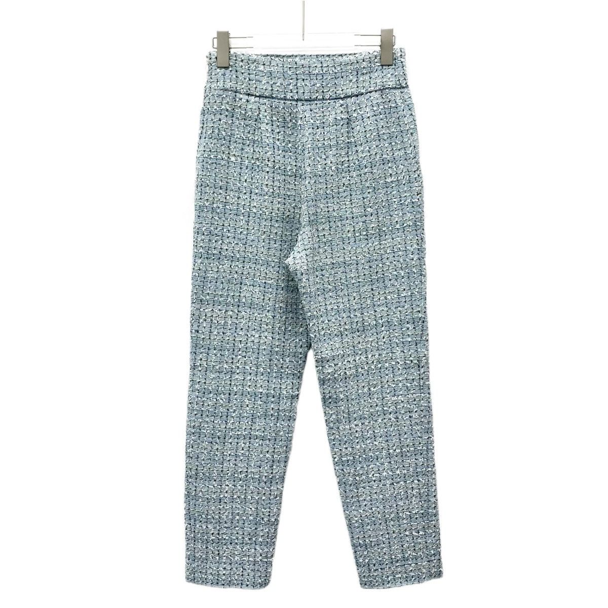 Chanel Chanel Cruise Collection Blue Woven Tweed Casual Pants K26WX Size 26" / US 2 / IT 38 - 2 Thumbnail
