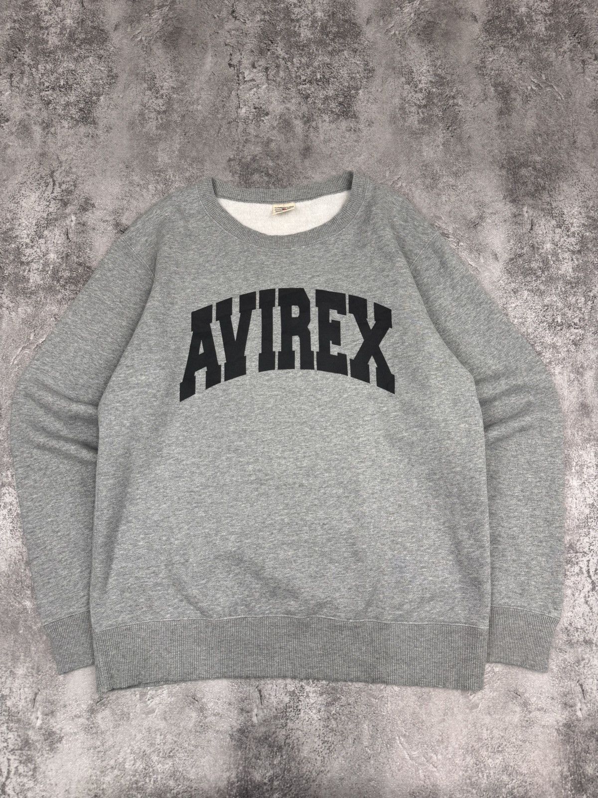 Avirex Avirex Men Sweatshirt Grey With Size XL Size US XL / EU 56 / 4 - 1 Thumbnail