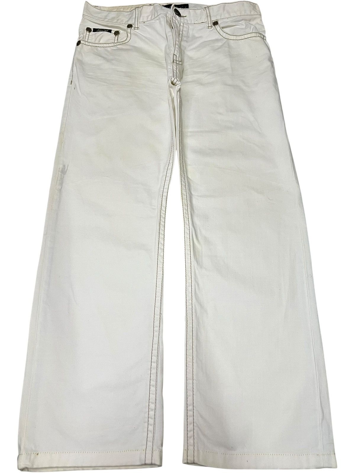Karl Kani Vintage Karl Kani Embroidered Baggy Jeans Size US 35 - 1 Thumbnail