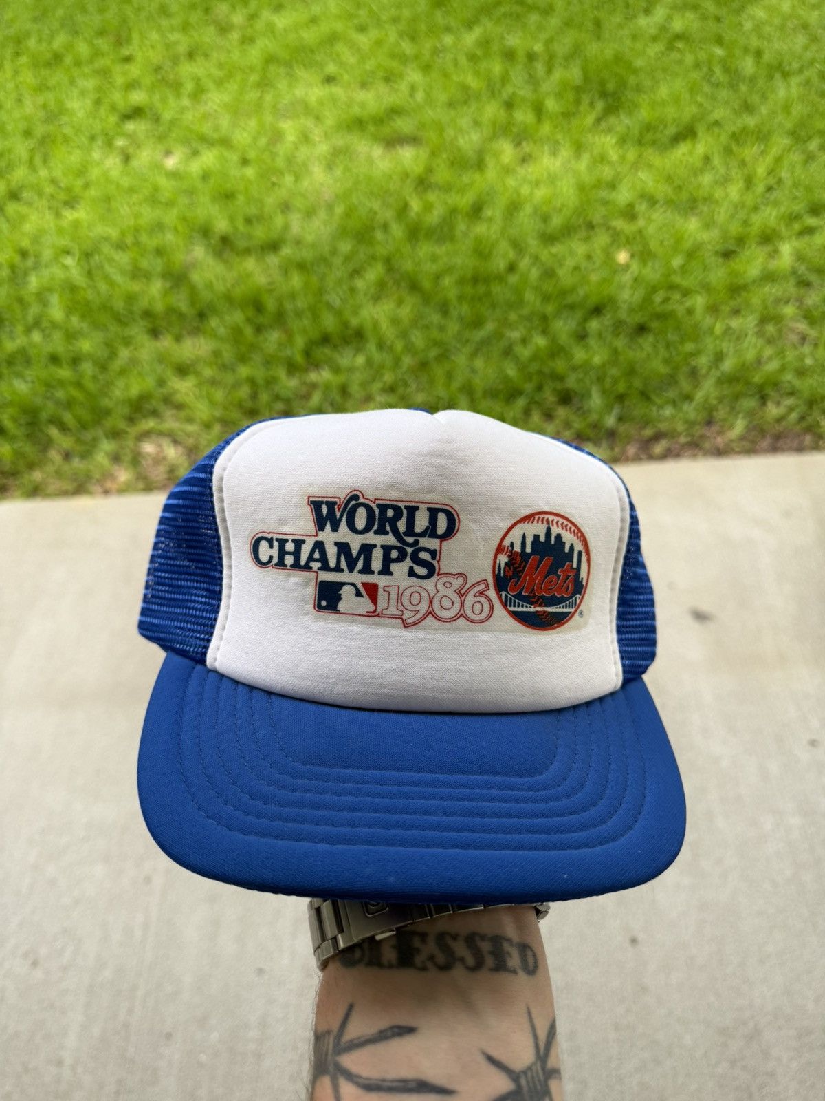 Vintage Vintage New York Mets 1986 World Series Snapback Size ONE SIZE - 1 Thumbnail